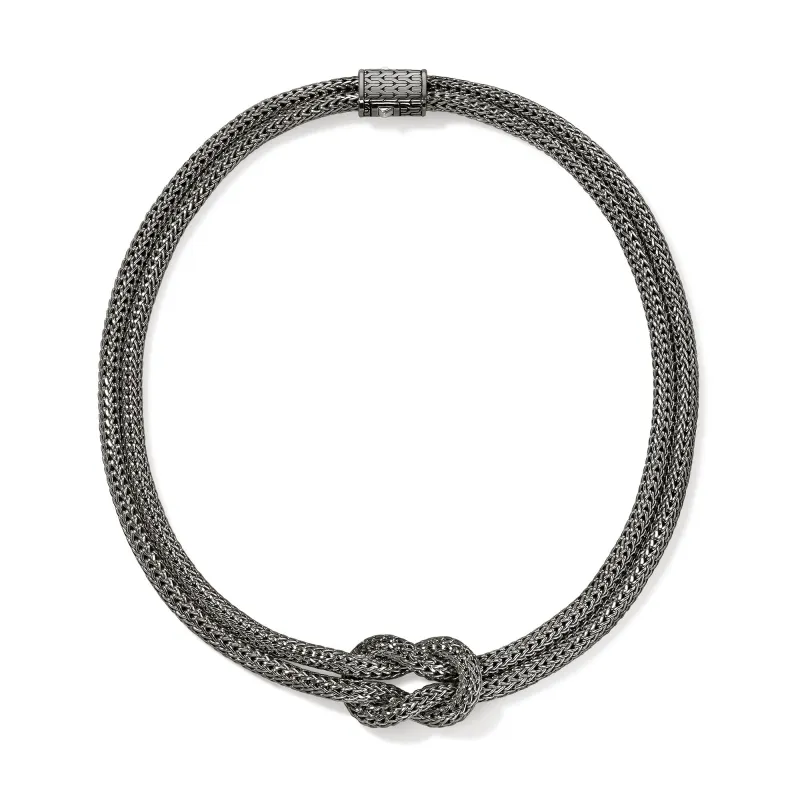 Love Knot Necklace, Dark Silver, 10MM|NB98778BRD sold by John Hardy