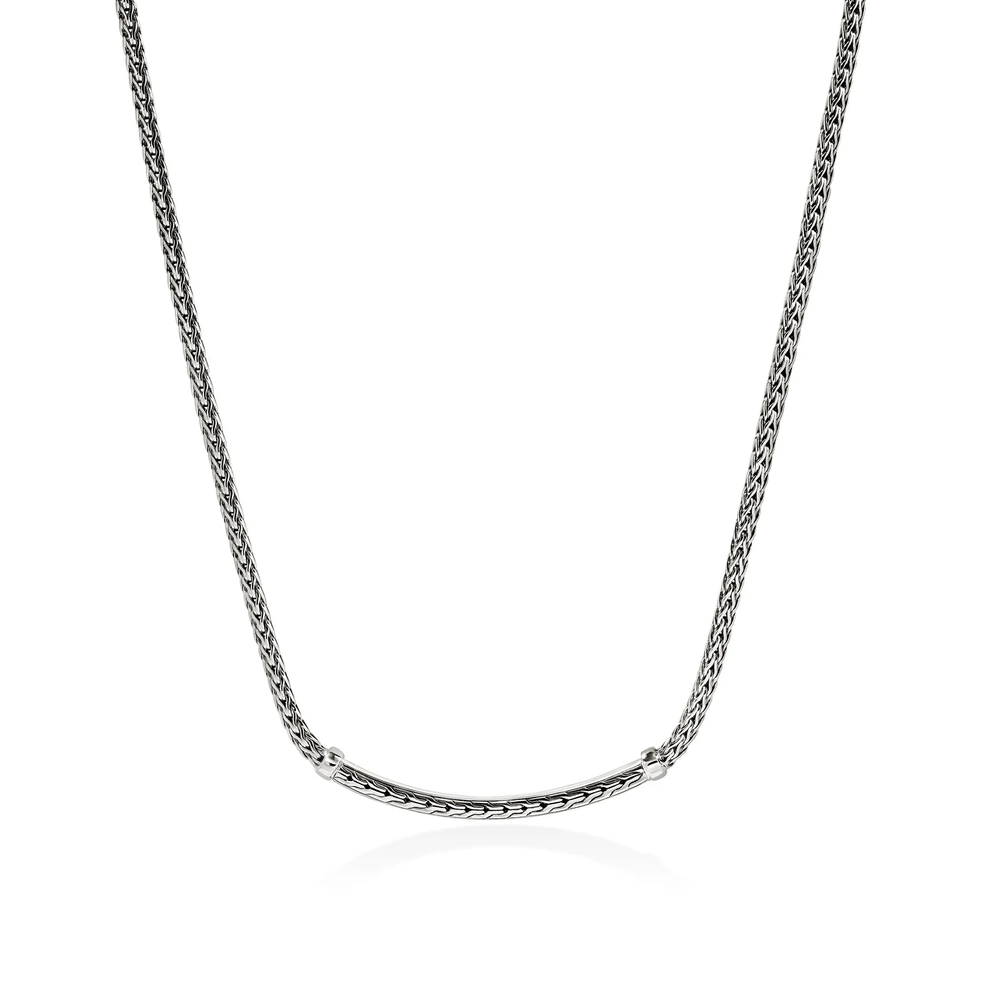 JH Essential Pavé Necklace, Sterling Silver, Gemstones, 2.5MM|NBS986984BLS sold by John Hardy product image thumbnail 4