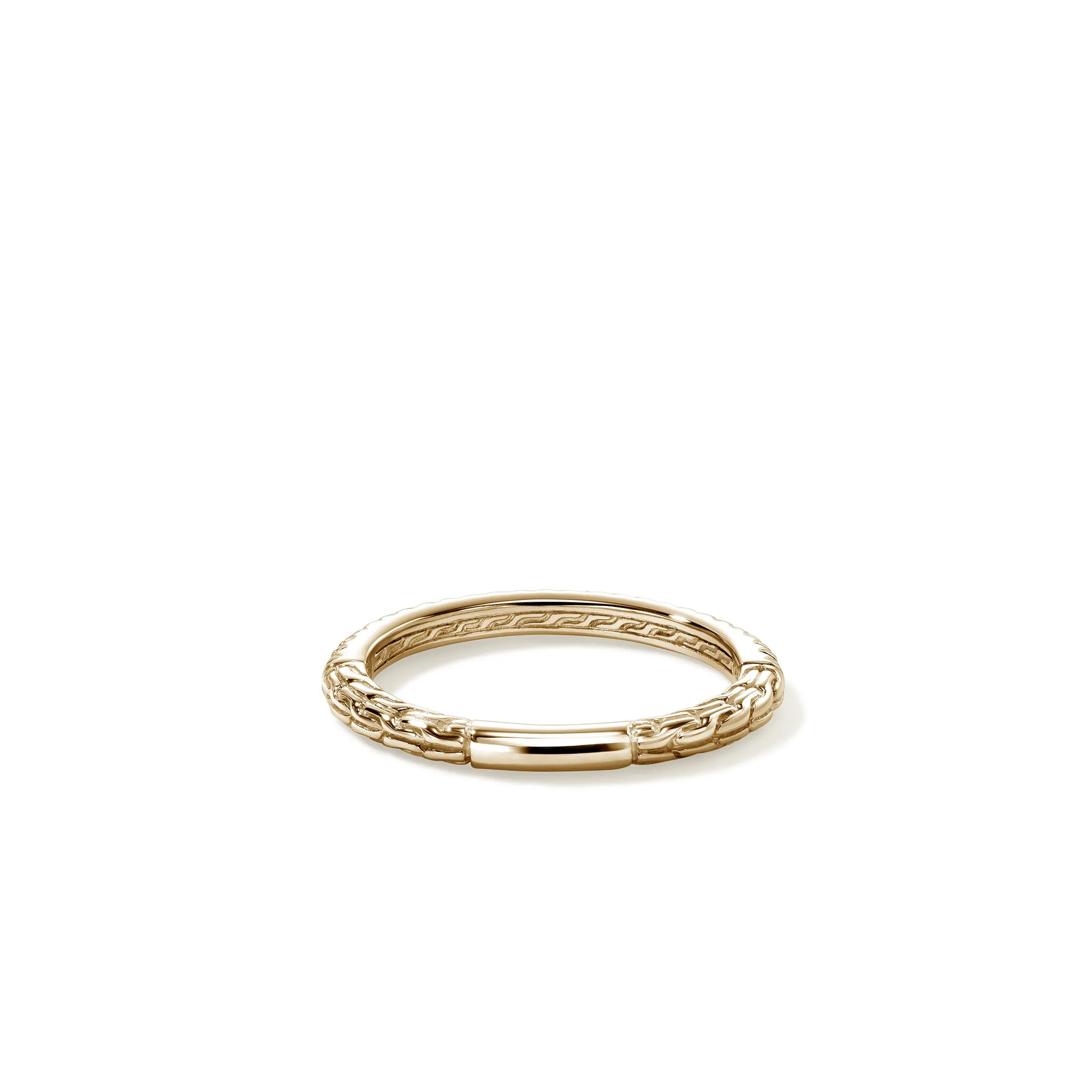 JH Essential Pavé Band Ring, Gold, Diamonds, 2MM|RGGX9870322DI sold by John Hardy product image thumbnail 4
