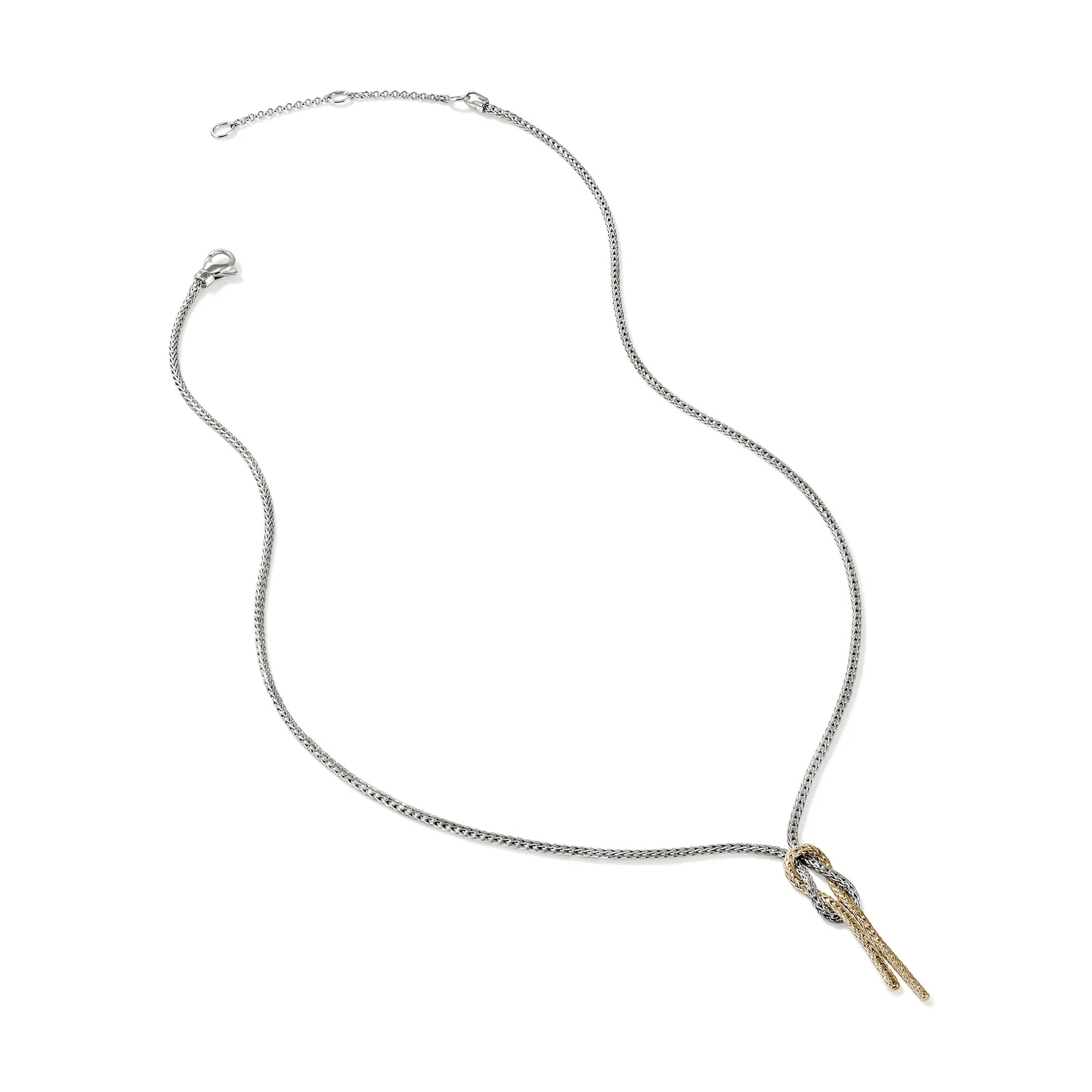 Love Knot Y Necklace, Gold, Sterling Silver, 1.8MM|NZZ98683 sold by John Hardy product image thumbnail 3