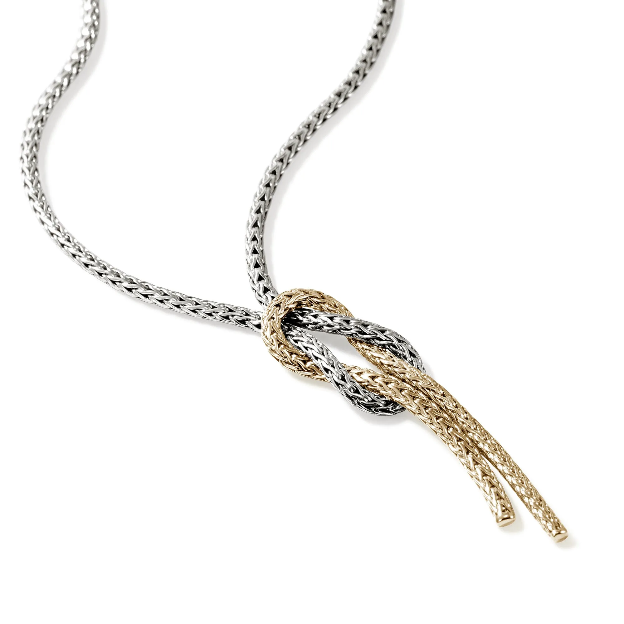 Love Knot Y Necklace, Gold, Sterling Silver, 1.8MM|NZZ98683 sold by John Hardy product image thumbnail 2
