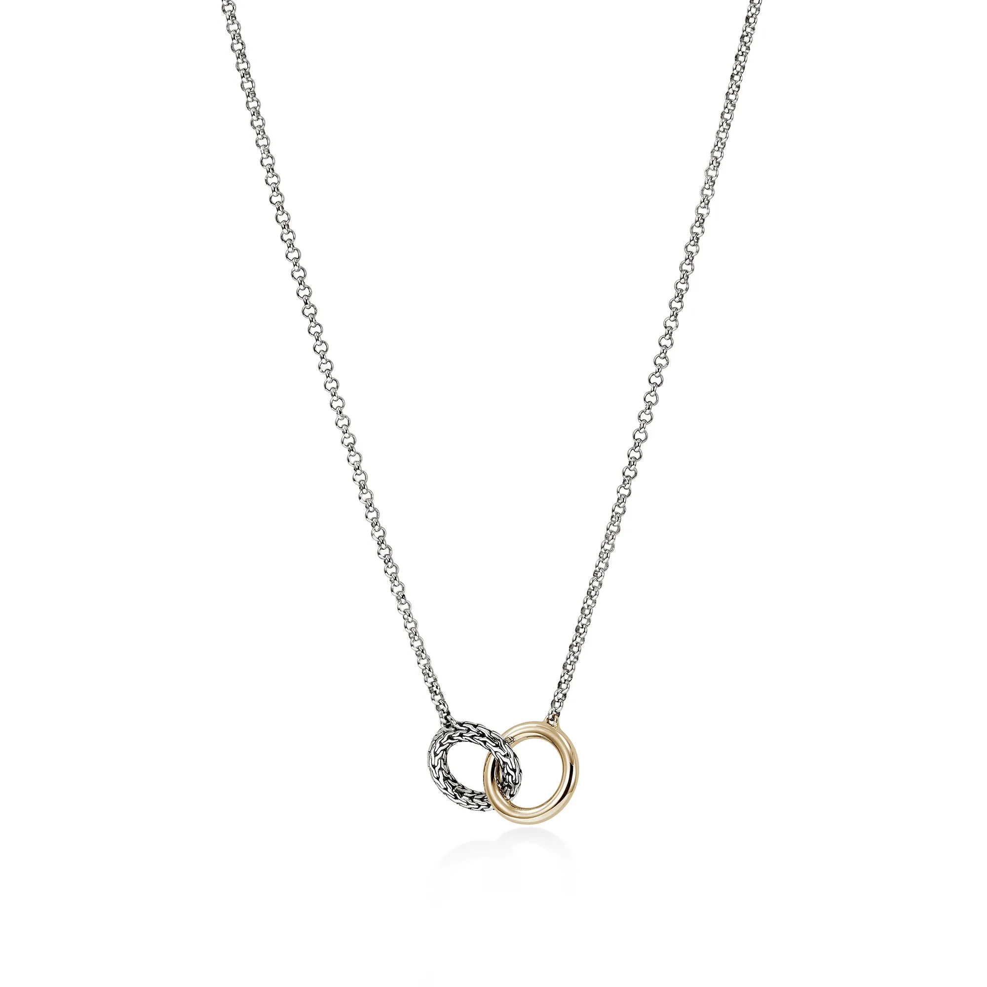 JH Essential Linked Necklace, Gold, Sterling Silver, 2MM|NZZ98707 sold by John Hardy