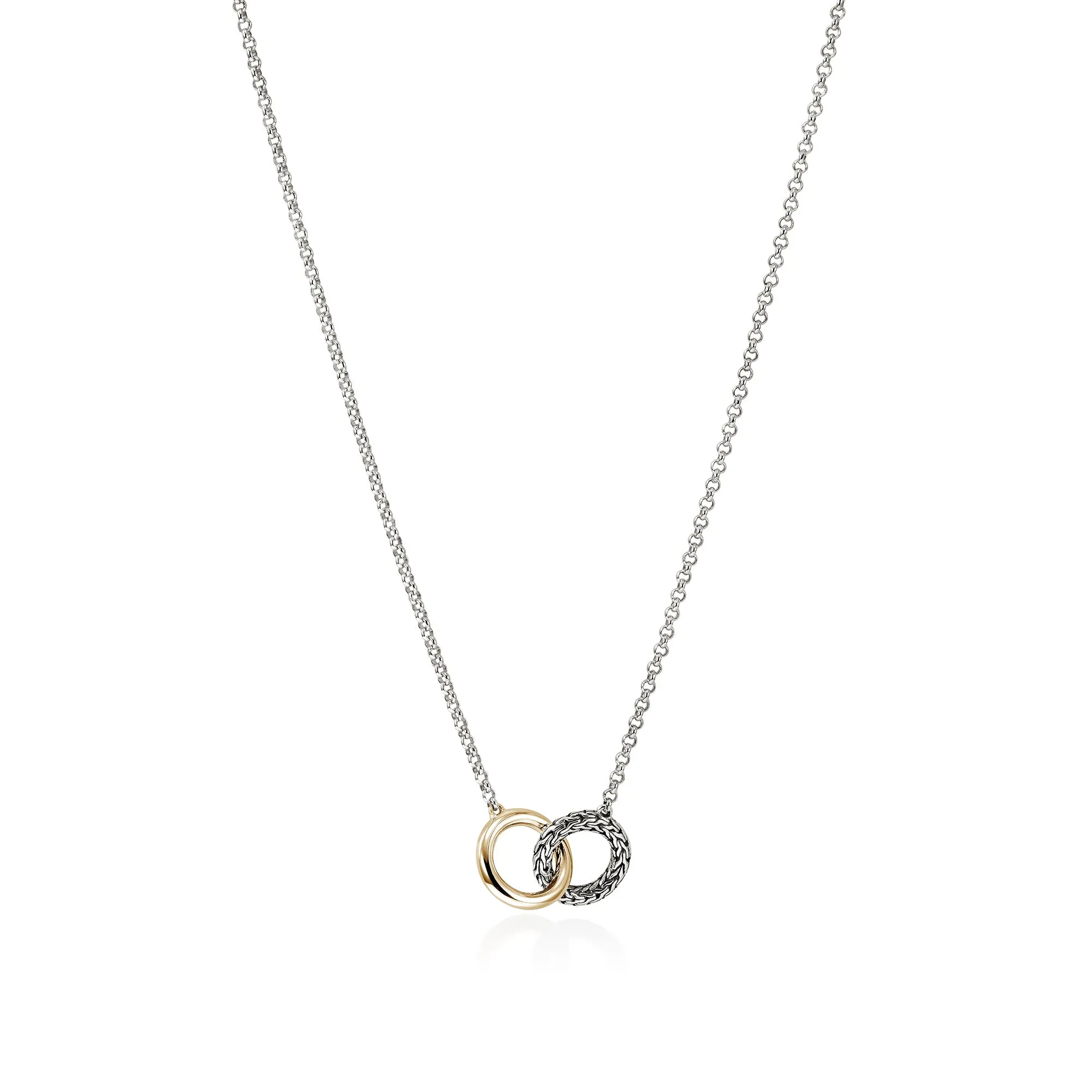 JH Essential Linked Necklace, Gold, Sterling Silver, 2MM|NZZ98707 sold by John Hardy product image thumbnail 4