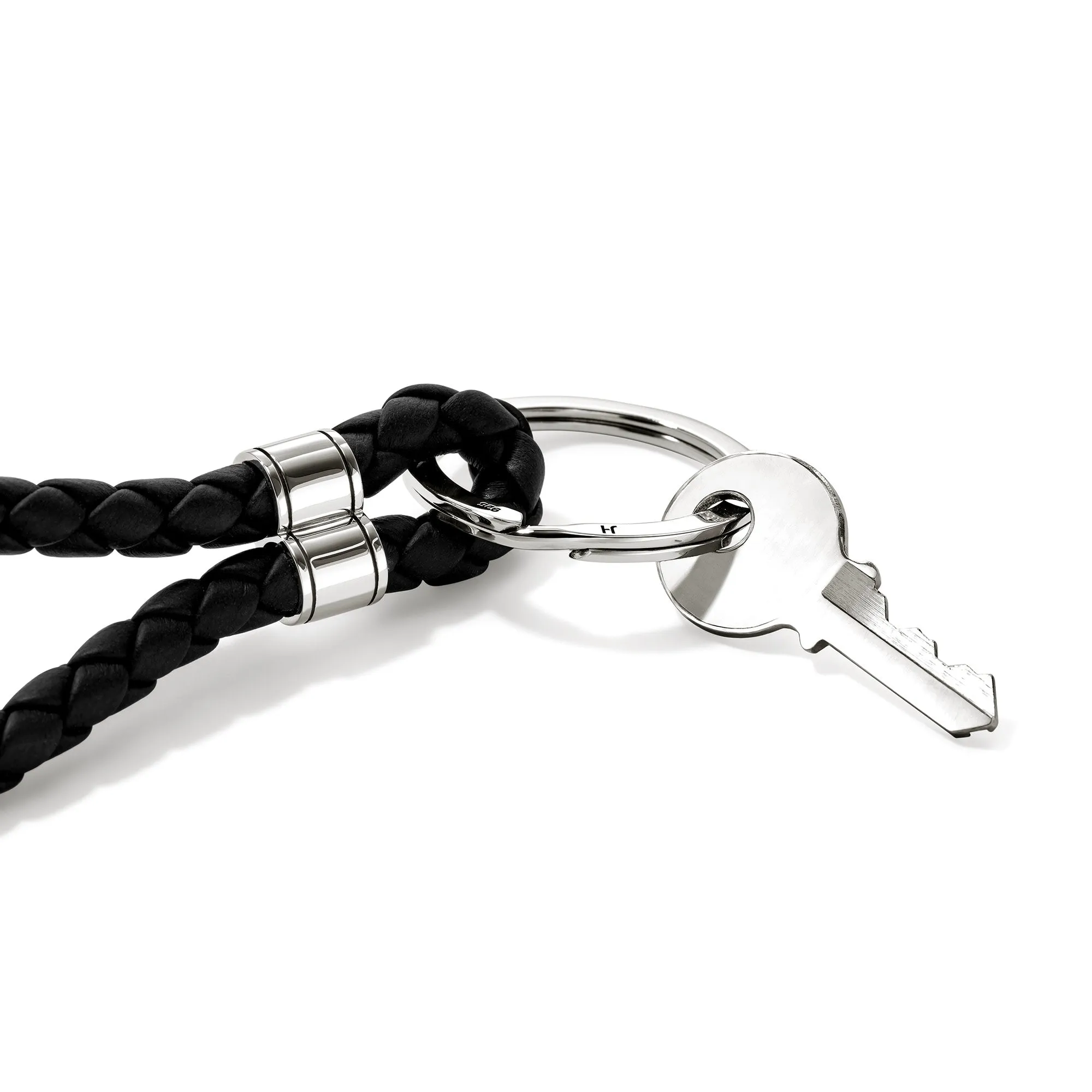 JH Key Chain, Sterling Silver, Leather|KB986944BL sold by John Hardy product image thumbnail 2