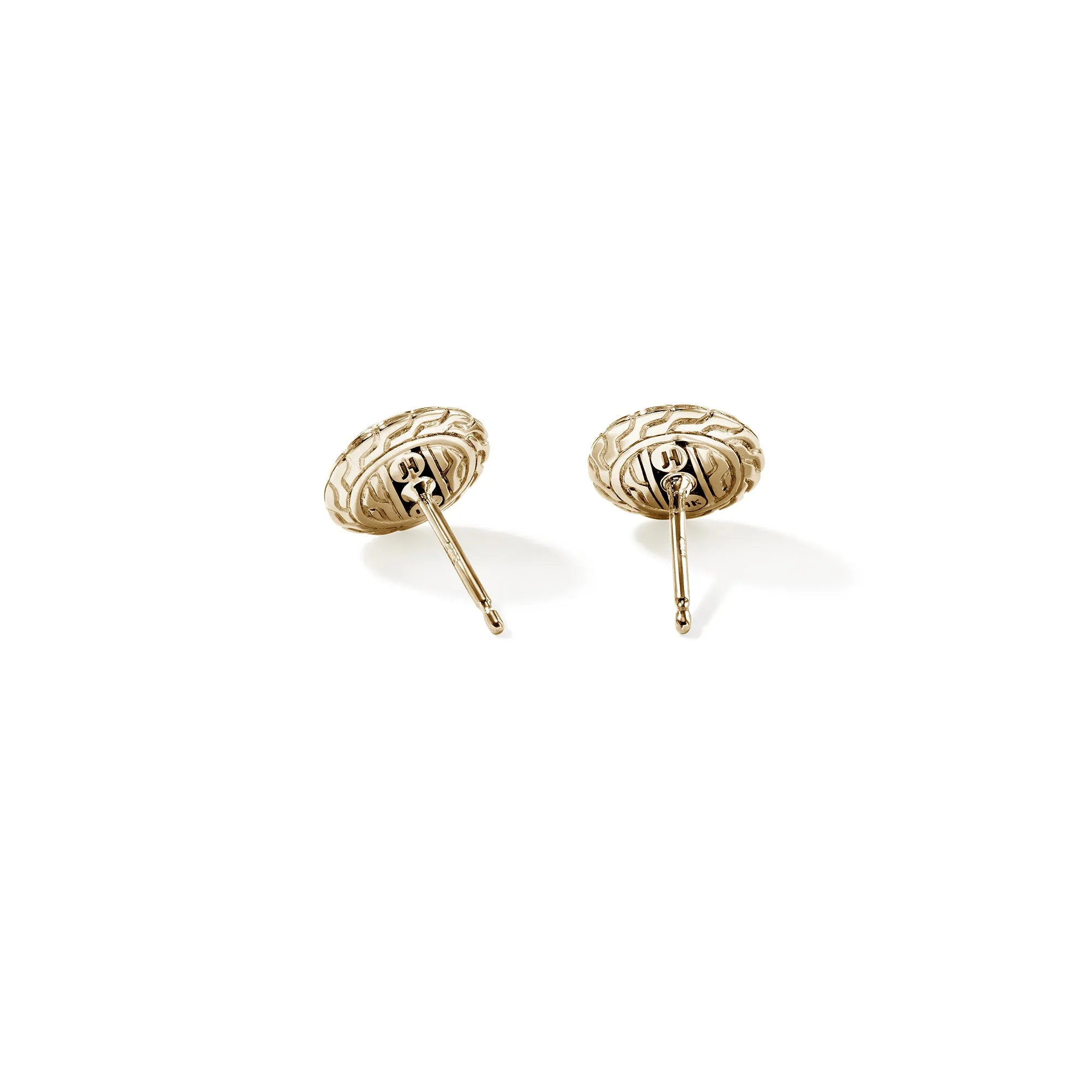 JH Essential Pavé Stud Earring, Gold, Diamonds, 10MM|EGGX987182DI sold by John Hardy product image thumbnail 4