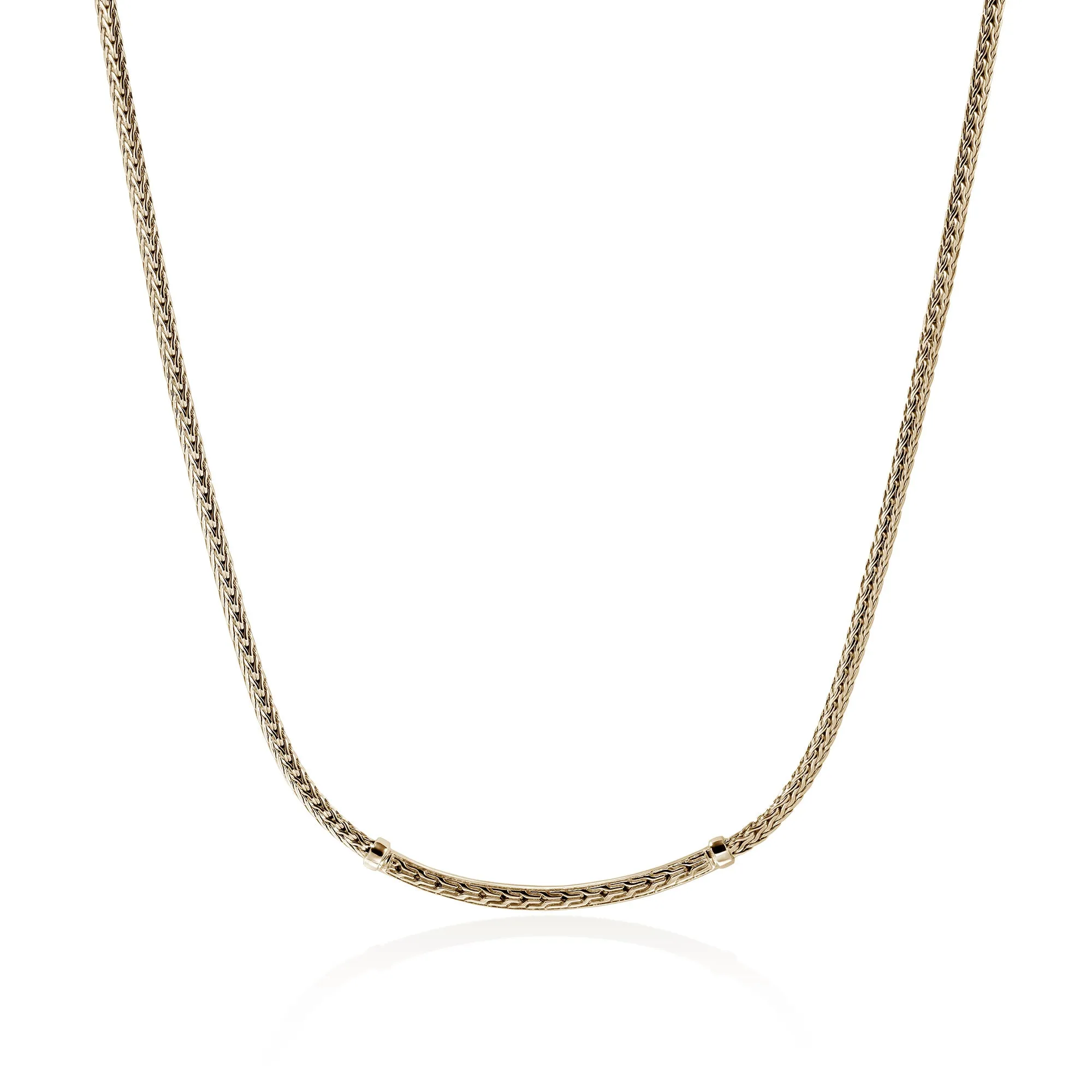 JH Essential Pavé Necklace, Gold, Diamonds, 2.5MM|NGGX986982DI sold by John Hardy product image thumbnail 4