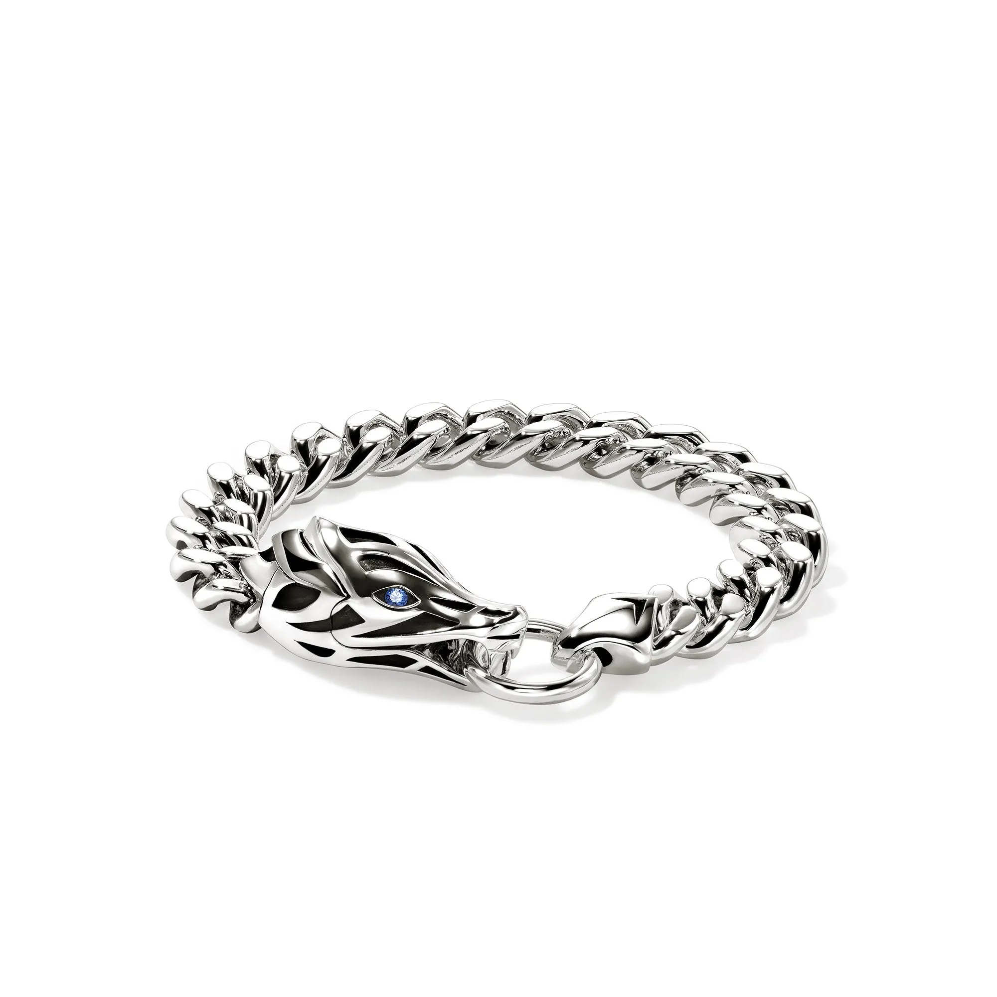 Naga Bracelet, Sterling Silver, Blue Sapphire, 11MM|BUS603591BSP sold by John Hardy