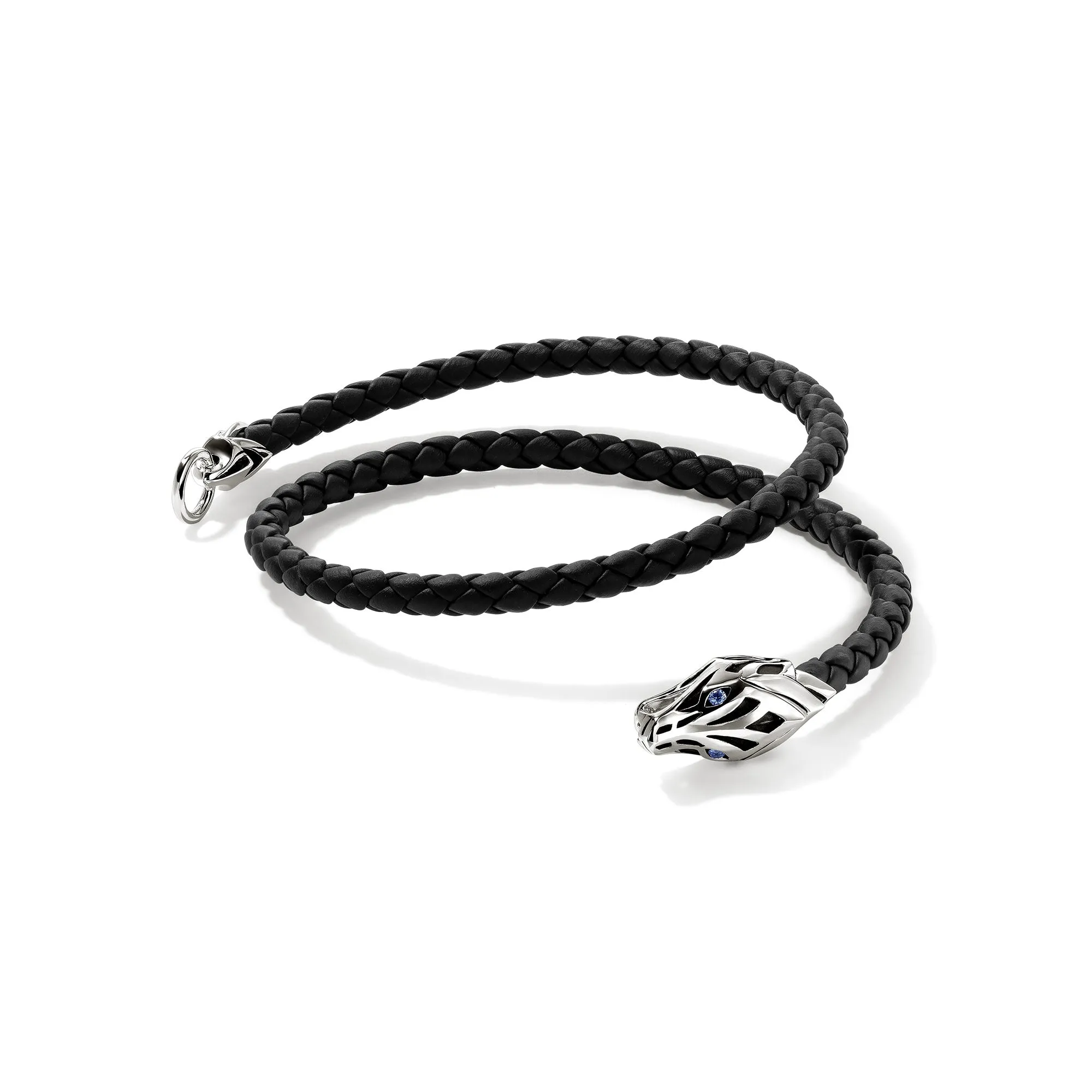 Naga Wrap, Leather, Sterling Silver, Blue Sapphire, 5MM|BUS603601BSP sold by John Hardy product image thumbnail 3