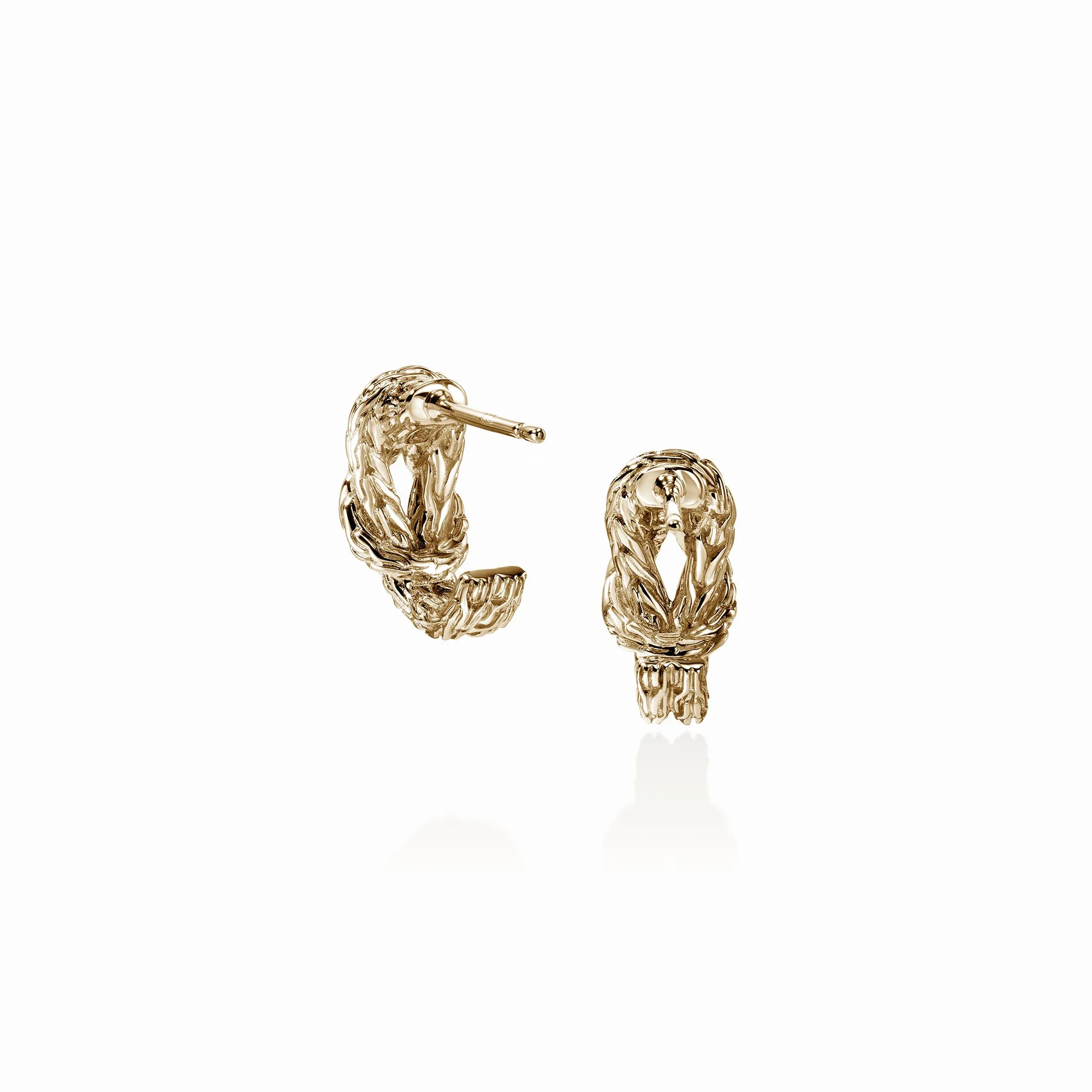 Love Knot Hoop Earring, Gold, 13MM|EGG98782 sold by John Hardy product image thumbnail 4