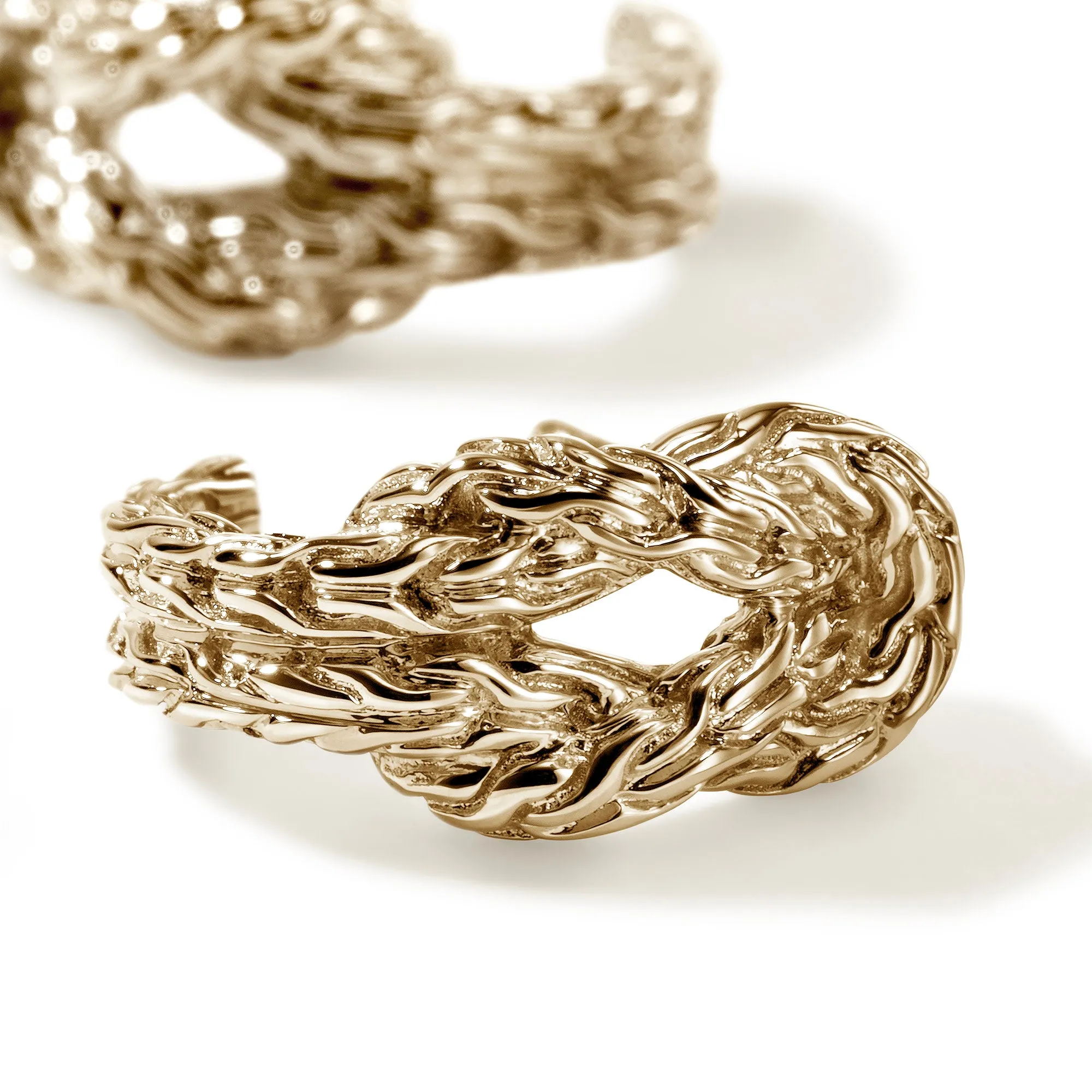 Love Knot Hoop Earring, Gold, 13MM|EGG98782 sold by John Hardy product image thumbnail 2
