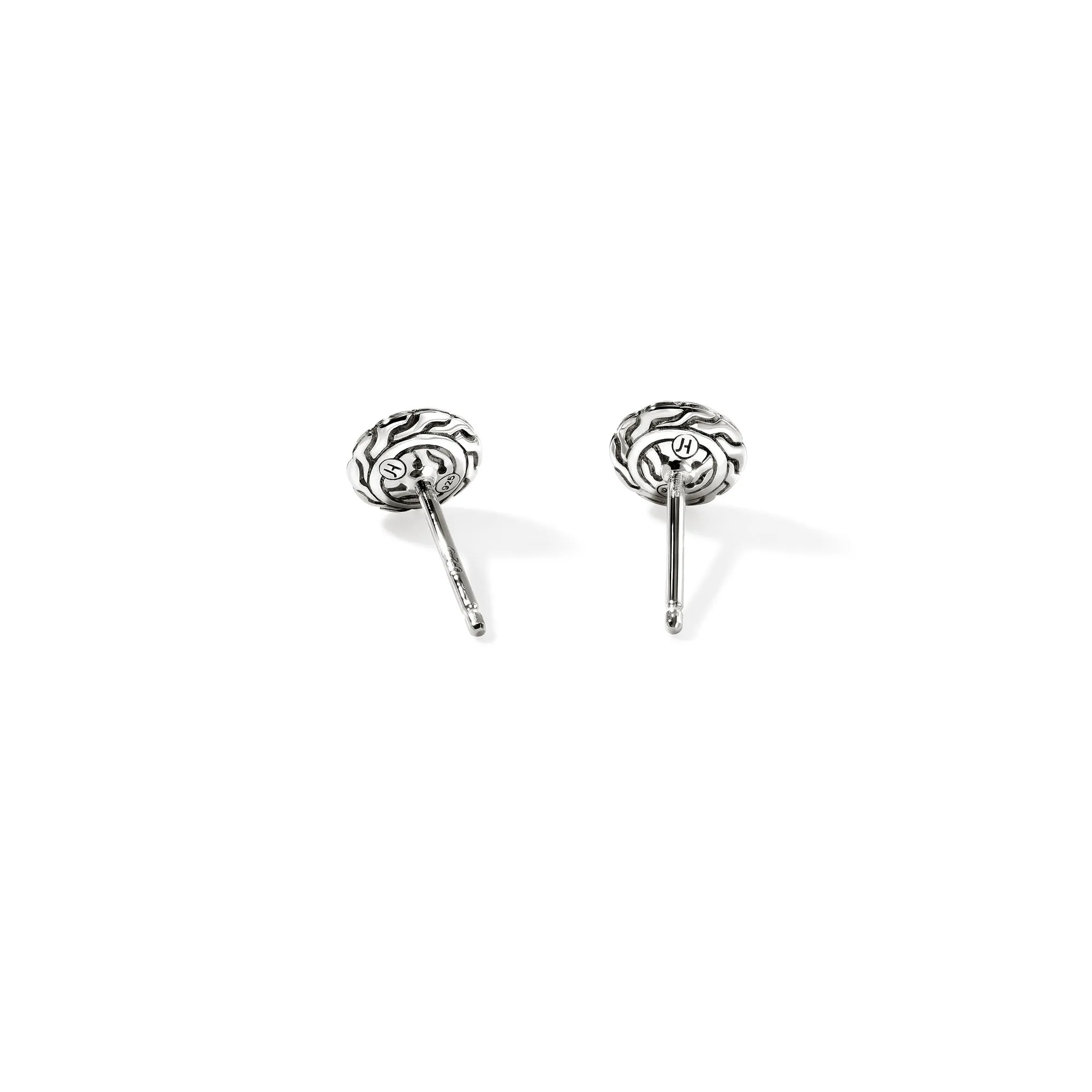 JH Essential Pavé Stud Earring, Sterling Silver, Diamonds, 7MM|EBP987022DI sold by John Hardy product image thumbnail 4