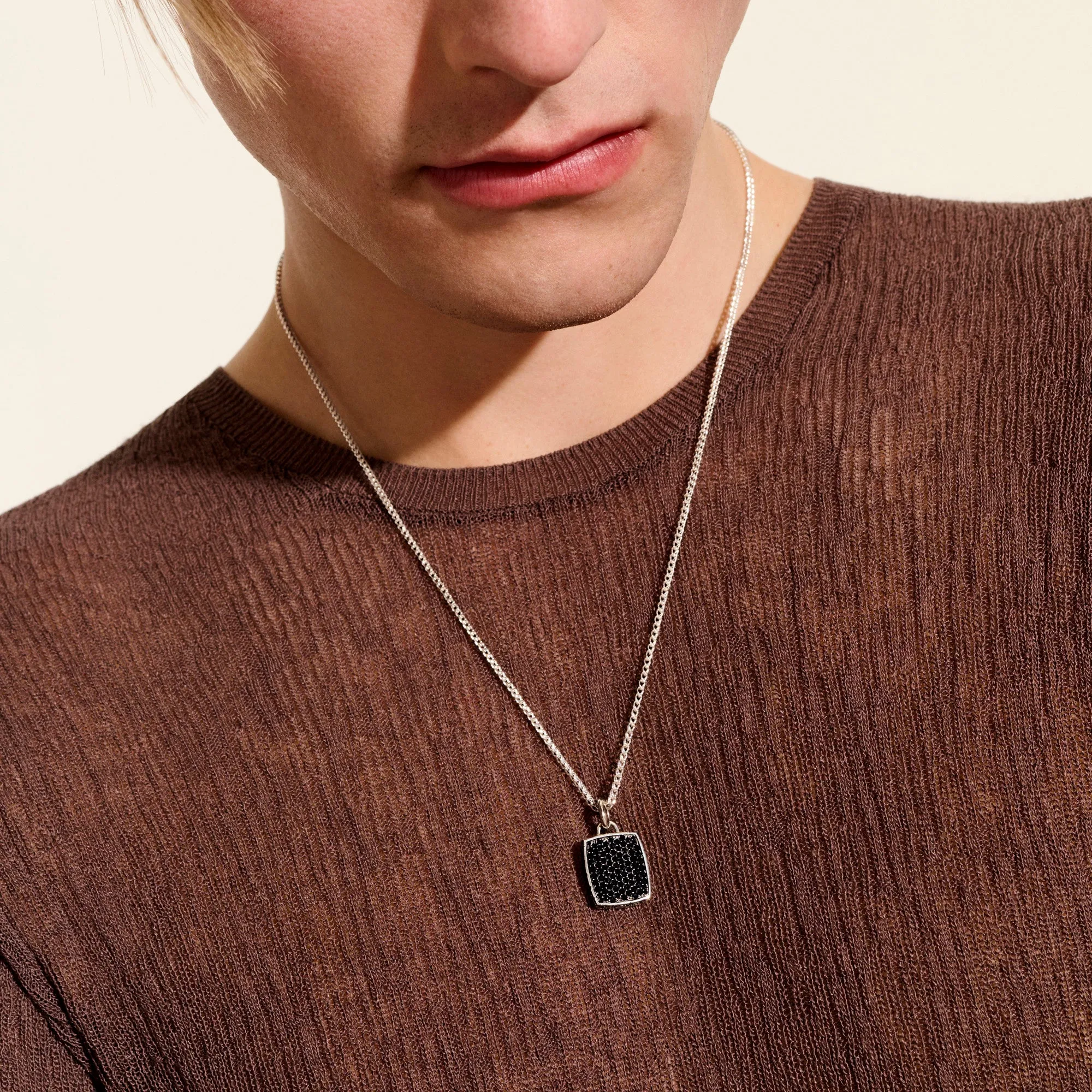 Tag Necklace, Sterling Silver, Gemstones|NMS9010804BLS sold by John Hardy product image thumbnail 5