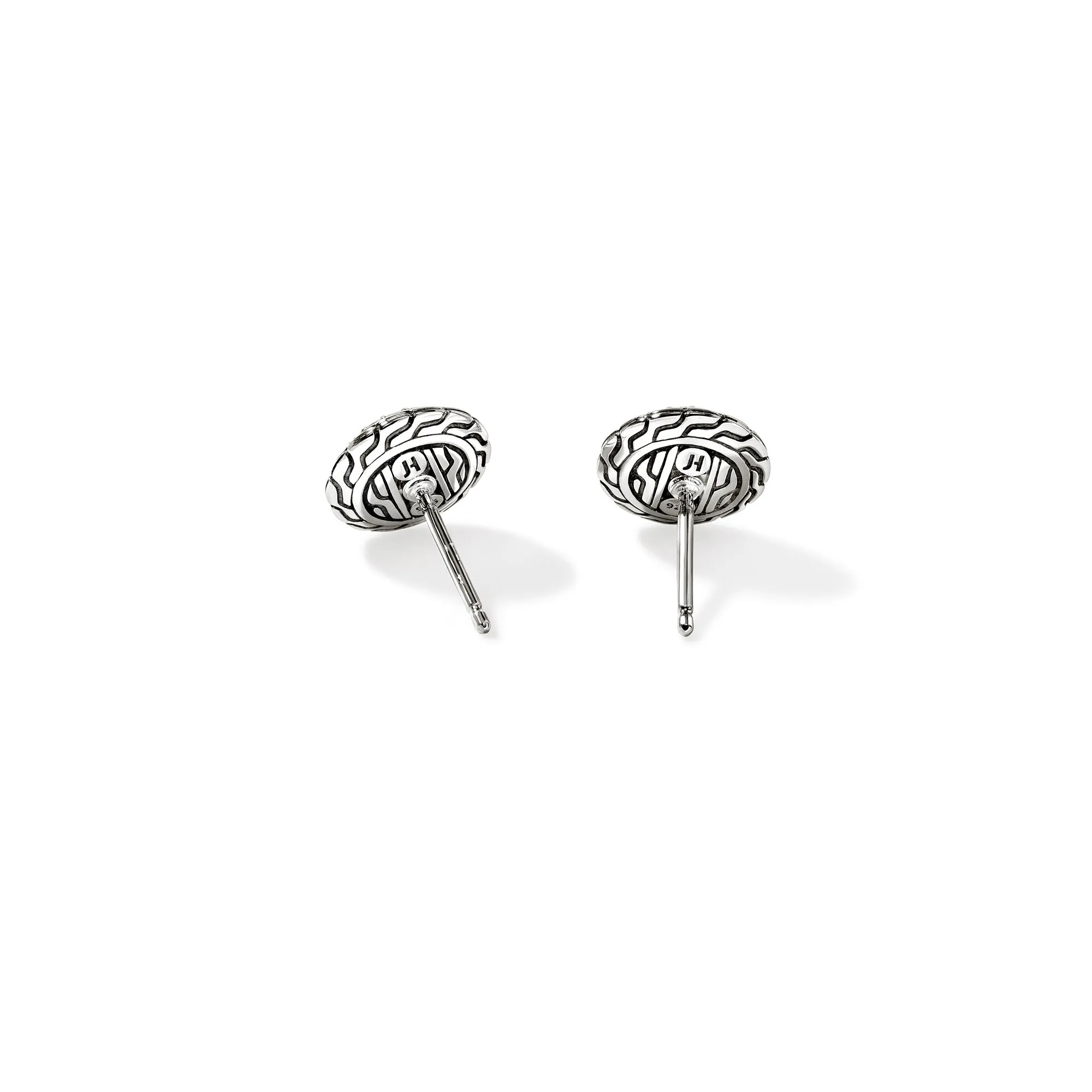 JH Essential Pavé Stud Earring, Sterling Silver, Diamonds, 10MM|EBP987182DI sold by John Hardy product image thumbnail 4