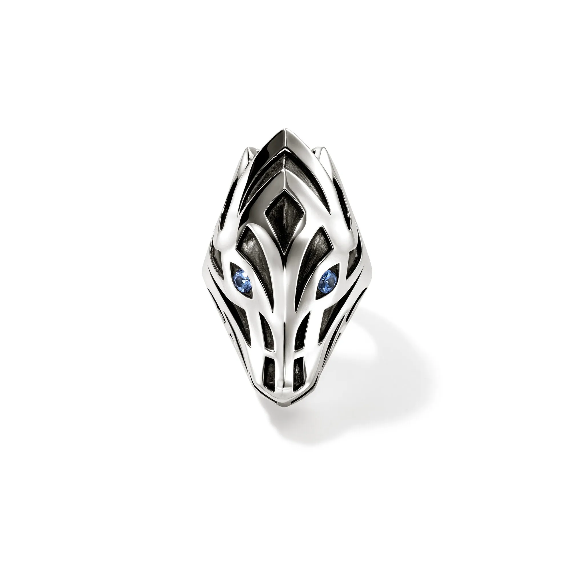 Naga Ring, Sterling Silver, Blue Sapphire|RMS603581BSP sold by John Hardy