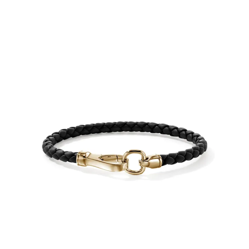 Leather Bracelet, Gold, 5MM|BUGG901250BL sold by John Hardy