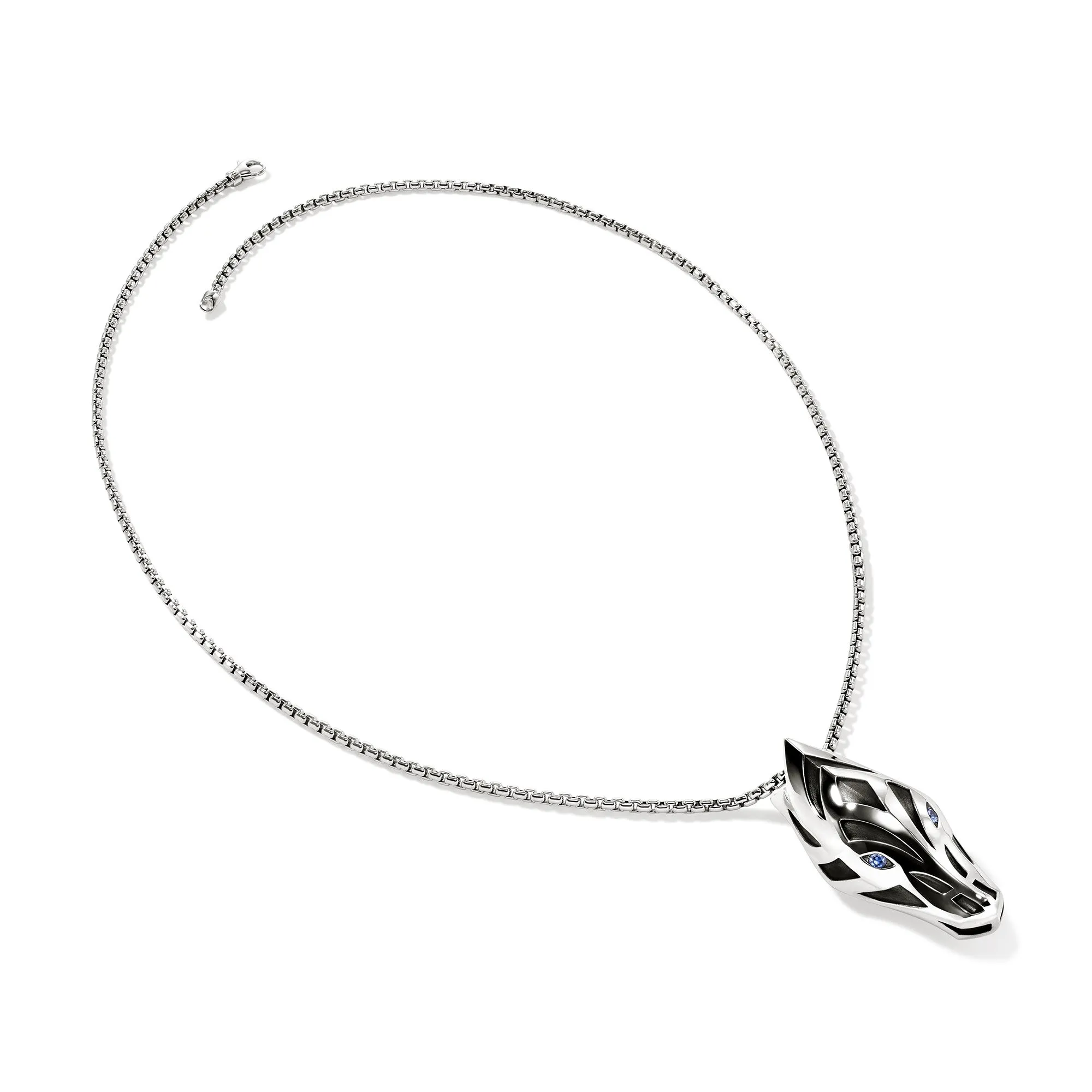Naga Pendant Necklace, Sterling Silver, Blue Sapphire, 2.7MM|NMS603631BSP sold by John Hardy product image thumbnail 3