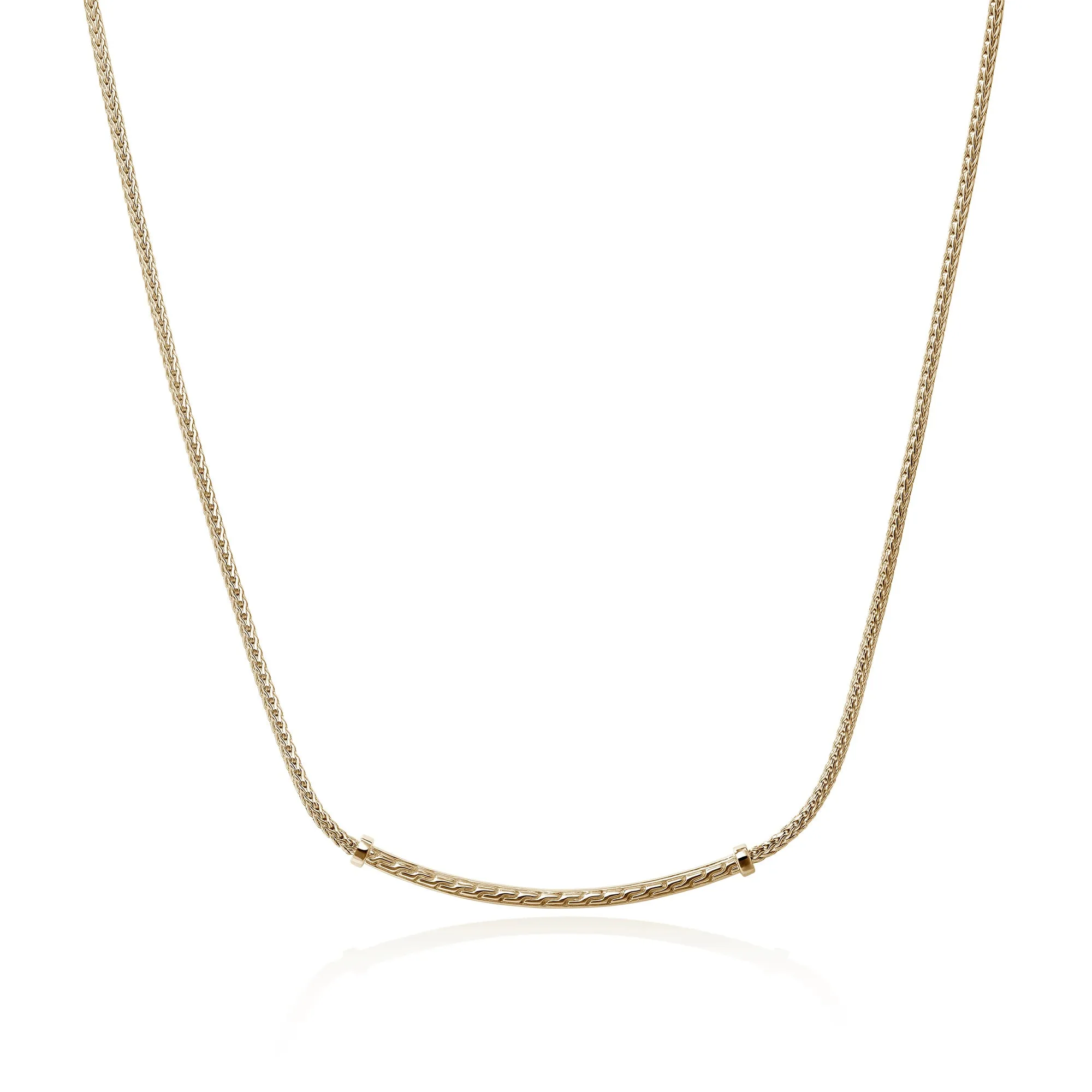 JH Essential Pavé Necklace, Gold, Diamonds, 1.8MM|NGGX986972DI sold by John Hardy product image thumbnail 4