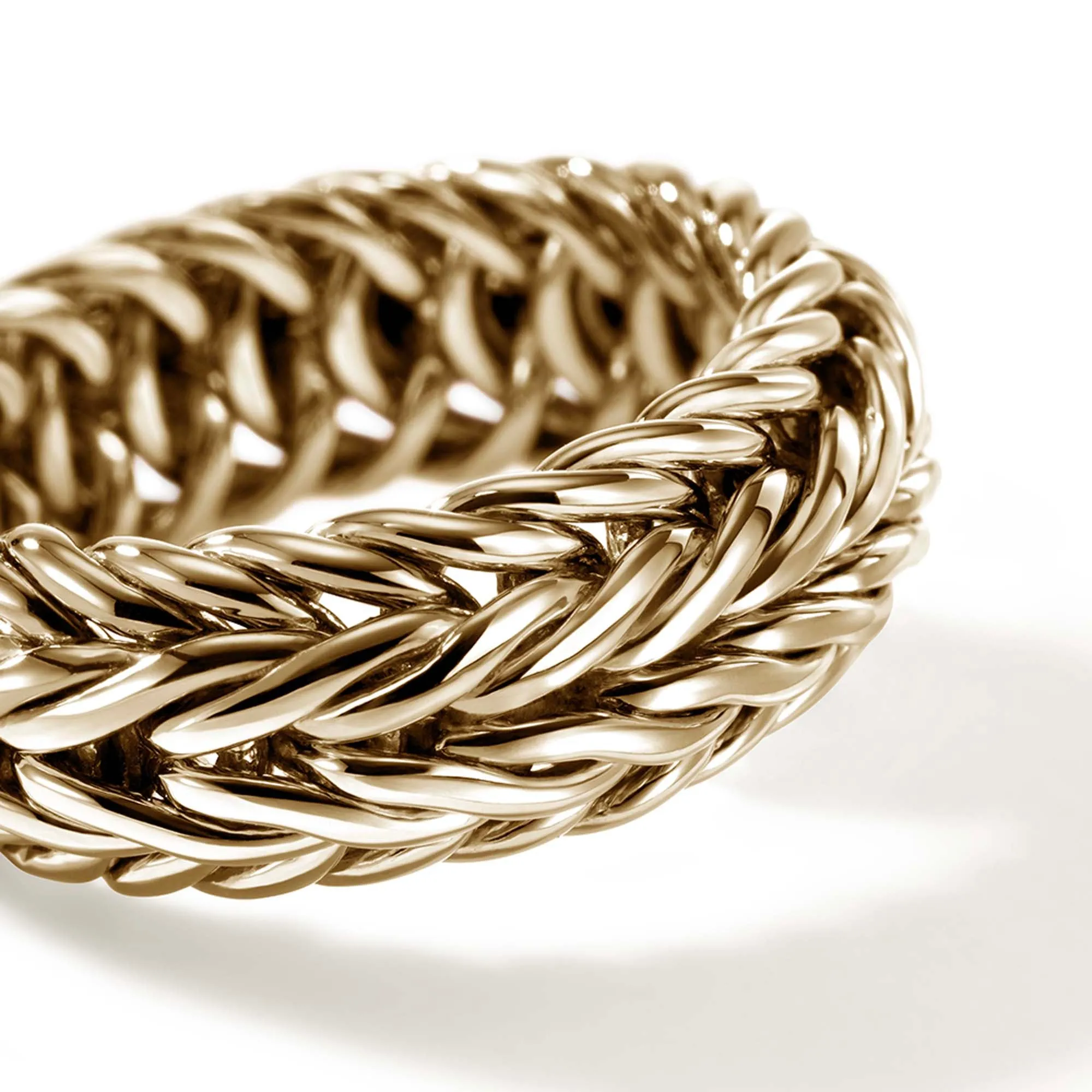 Icon Chevron Band Ring, Gold, 9MM|RUGG900358 sold by John Hardy product image thumbnail 2