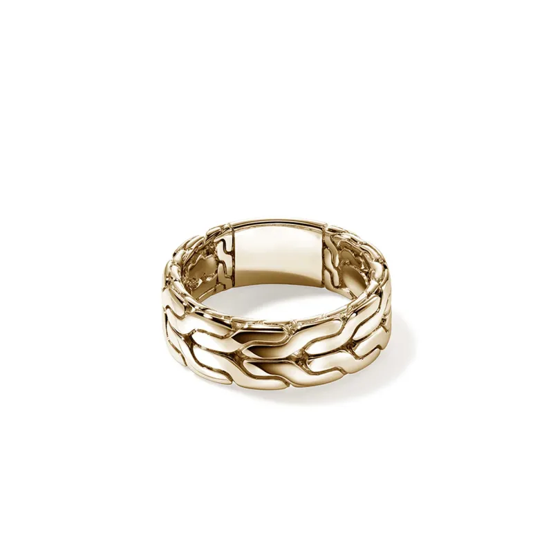 Carved Chain Ring, Gold|RMGG99842 sold by John Hardy