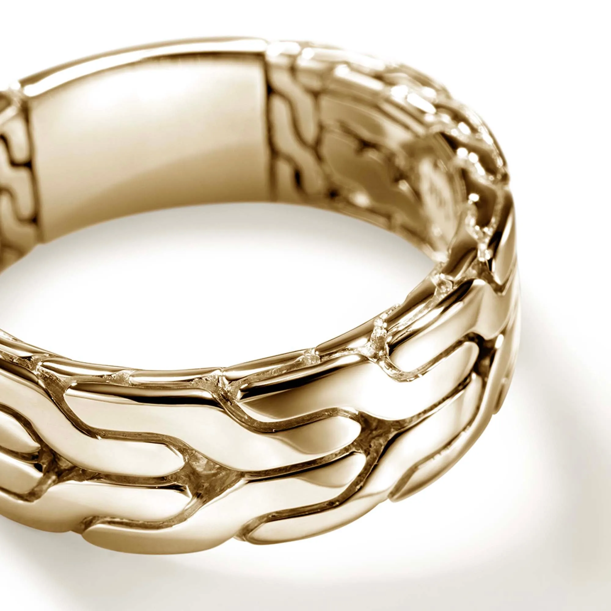 Carved Chain Ring, Gold|RMGG99842 sold by John Hardy product image thumbnail 2
