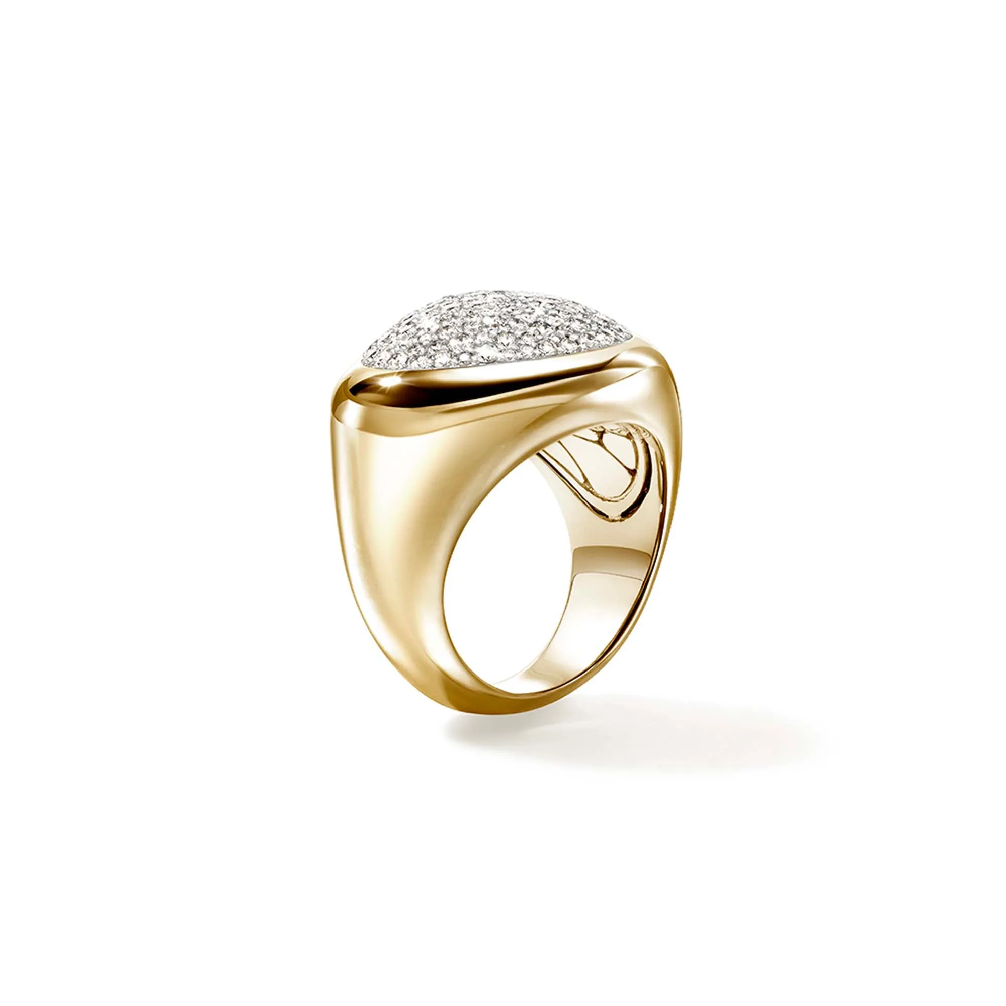 Pebble Ring, Gold, Diamonds|RGGX987462DI sold by John Hardy product image thumbnail 3