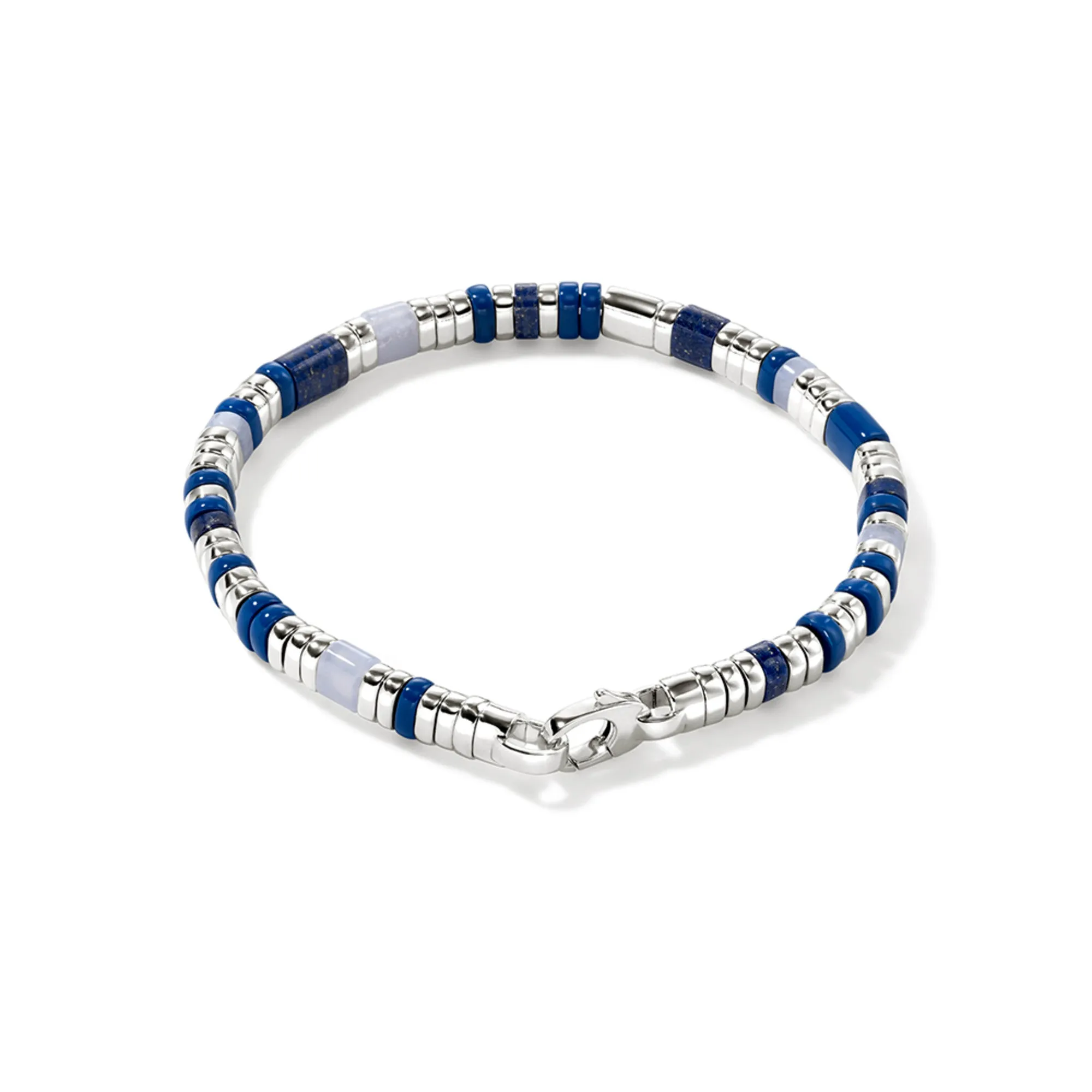 Colorblock Bracelet, Silver, Slim|BUS9012251BULPZBLA sold by John Hardy product image thumbnail 4