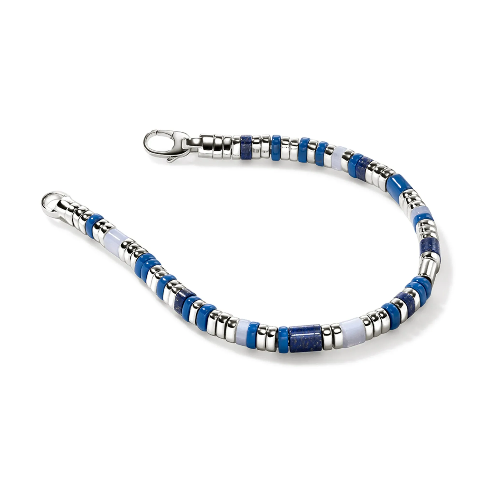 Colorblock Bracelet, Silver, Slim|BUS9012251BULPZBLA sold by John Hardy product image thumbnail 3