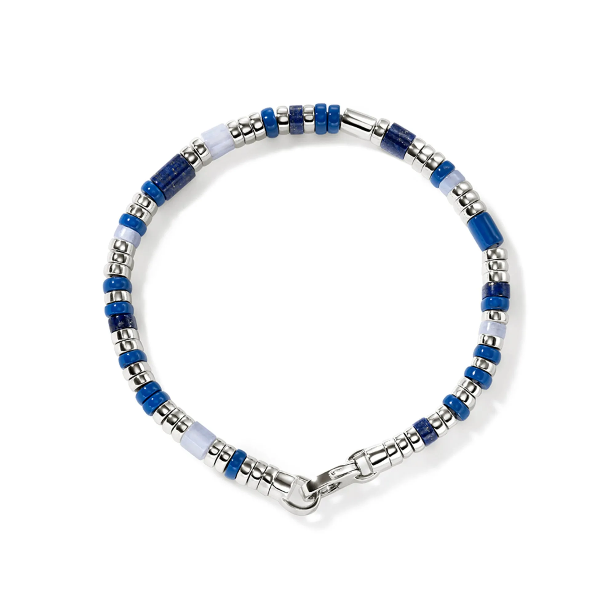 Colorblock Bracelet, Silver, Slim|BUS9012251BULPZBLA sold by John Hardy product image thumbnail 5