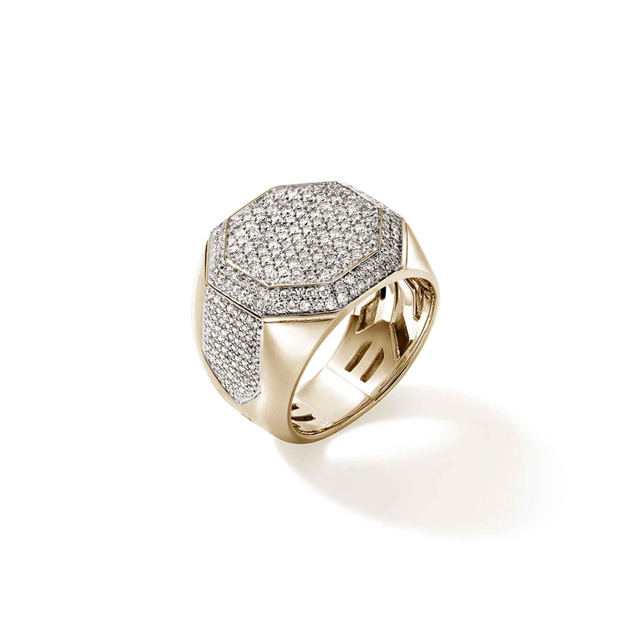 Signet Ring, Gold, Diamonds|RMGGX9011522DI sold by John Hardy product image thumbnail 3