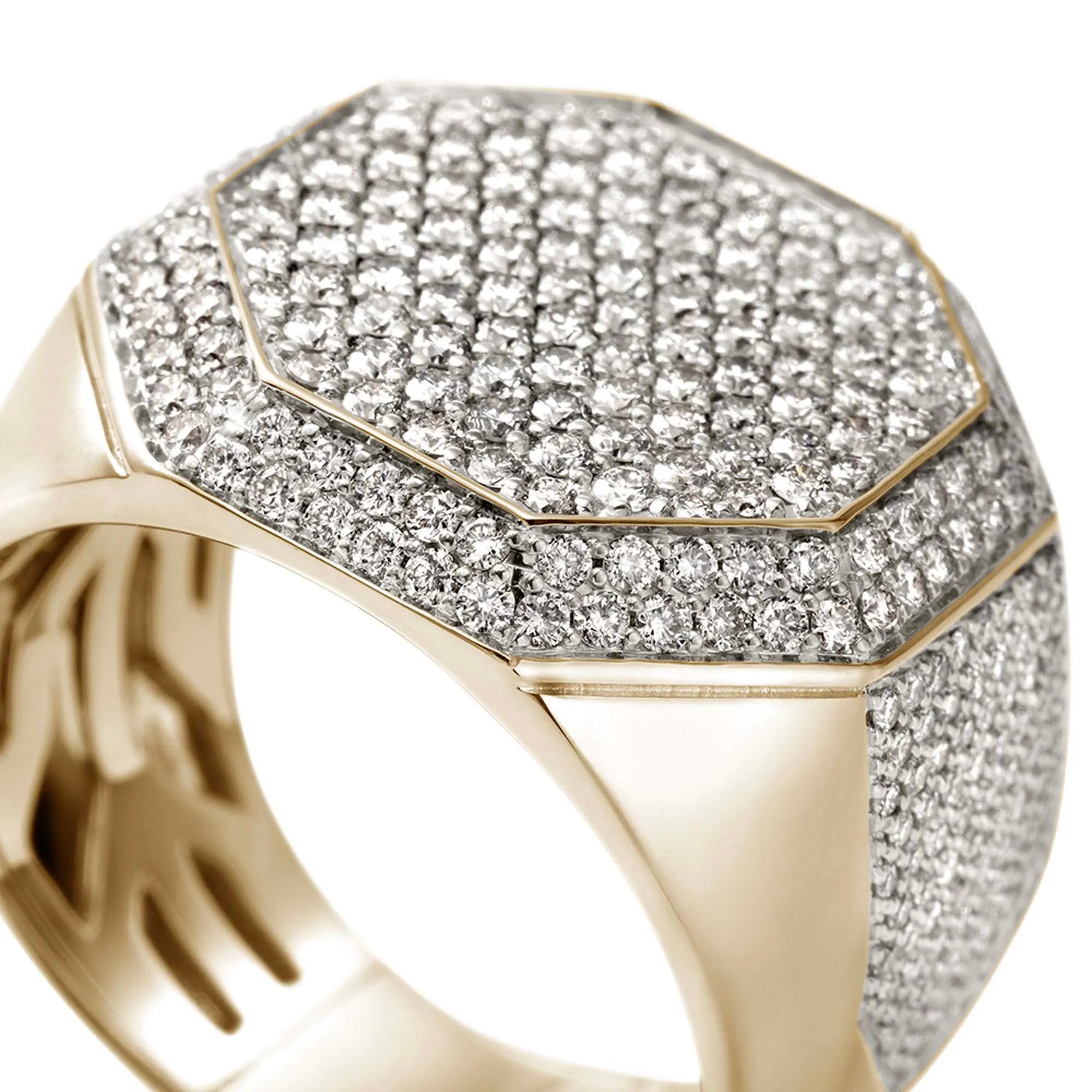 Signet Ring, Gold, Diamonds|RMGGX9011522DI sold by John Hardy product image thumbnail 2