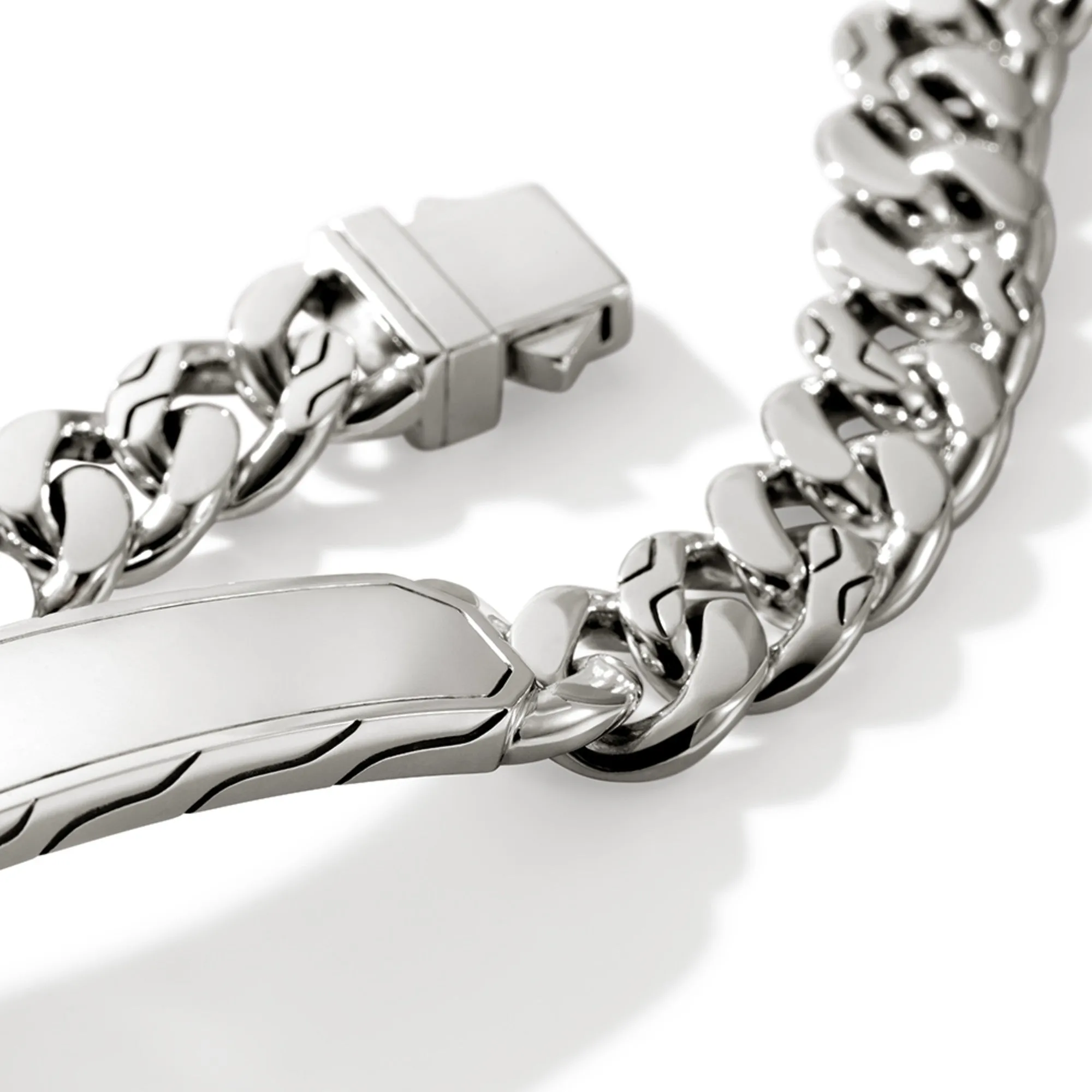 ID Curb Bracelet, Sterling Silver, 11MM|BU901148 sold by John Hardy product image thumbnail 2
