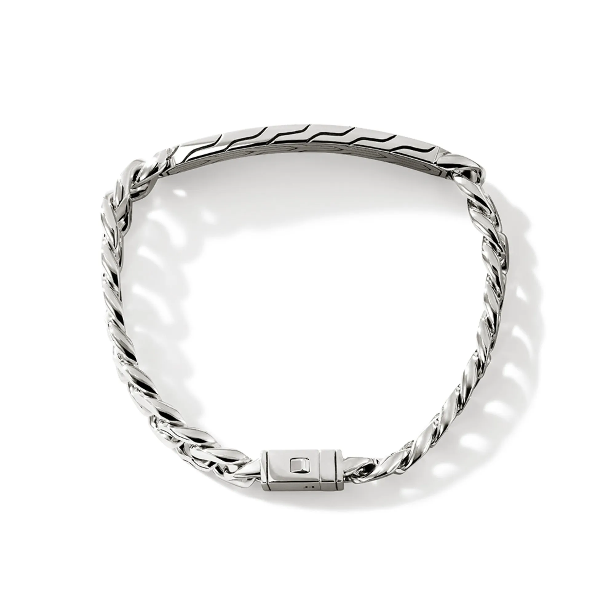 ID Curb Bracelet, Sterling Silver, 11MM|BU901148 sold by John Hardy product image thumbnail 5