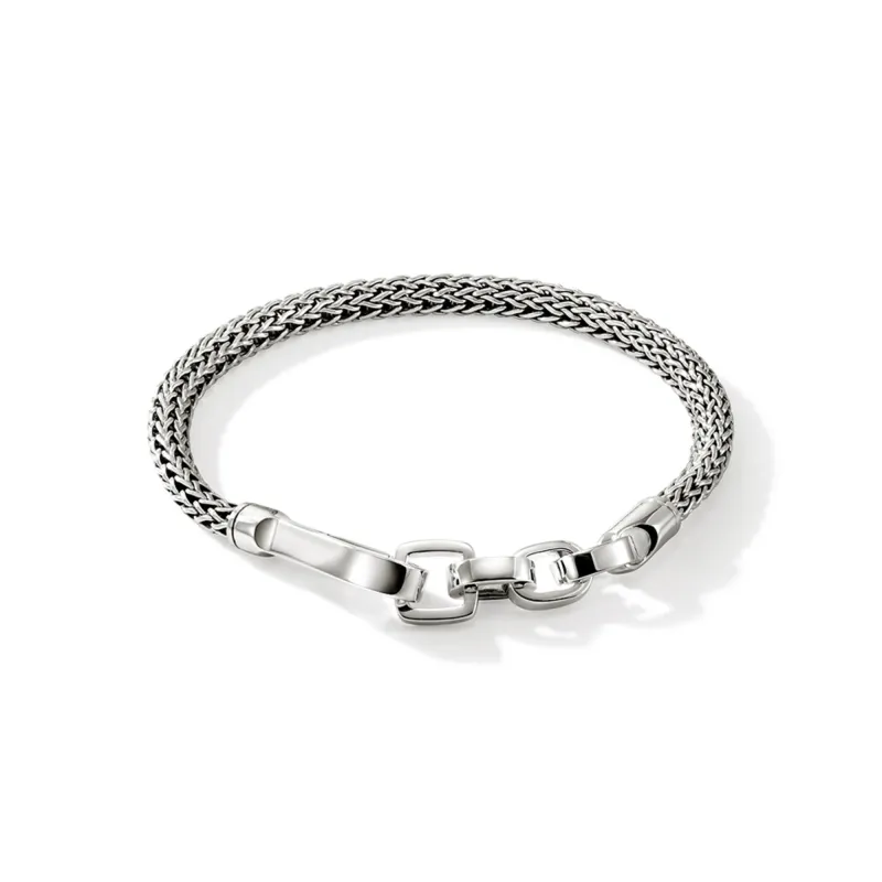 Hook Clasp Bracelet, Sterling Silver, 5MM|BU901240 sold by John Hardy