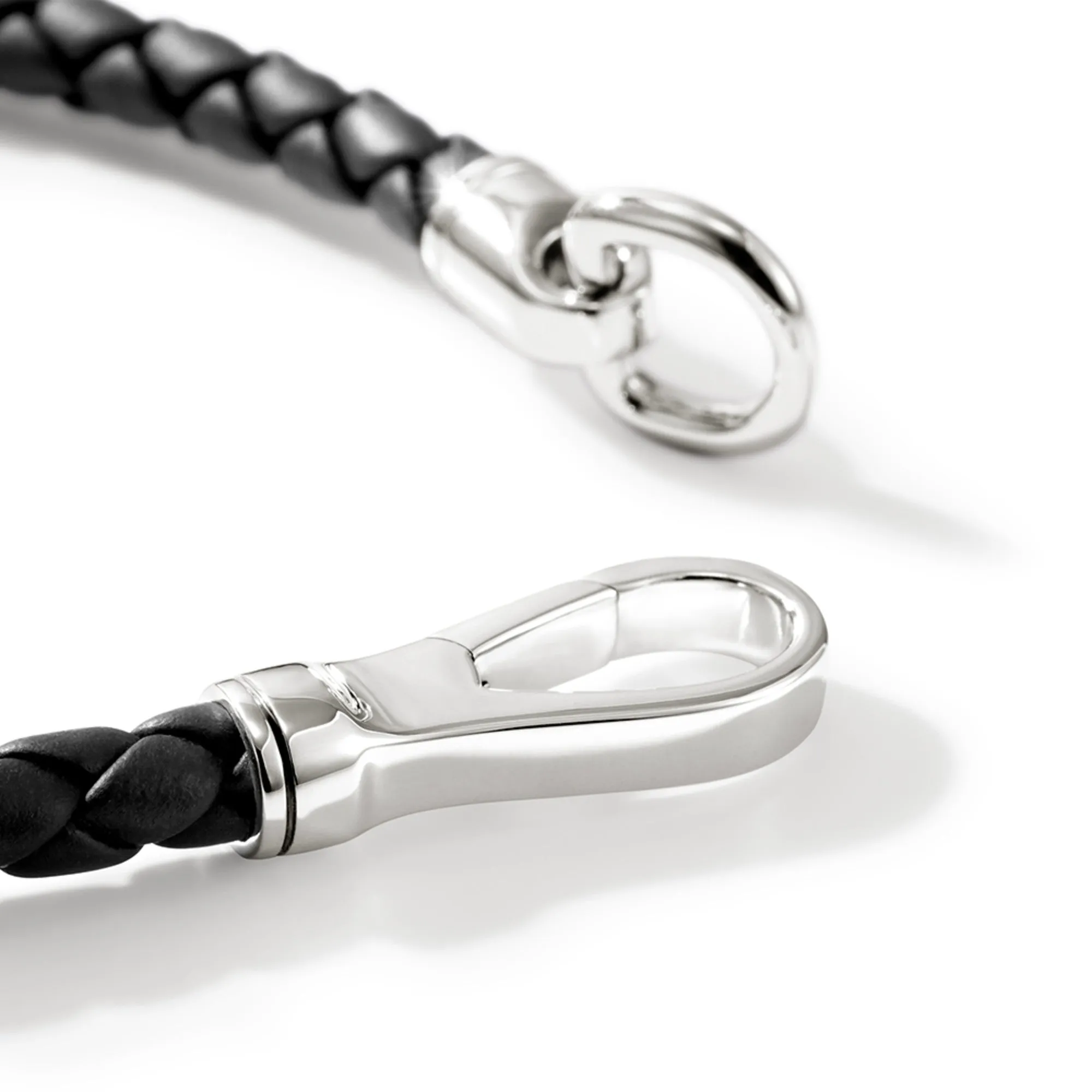Hook Clasp Bracelet, Leather, Silver, 5MM|BU901250BL sold by John Hardy product image thumbnail 2