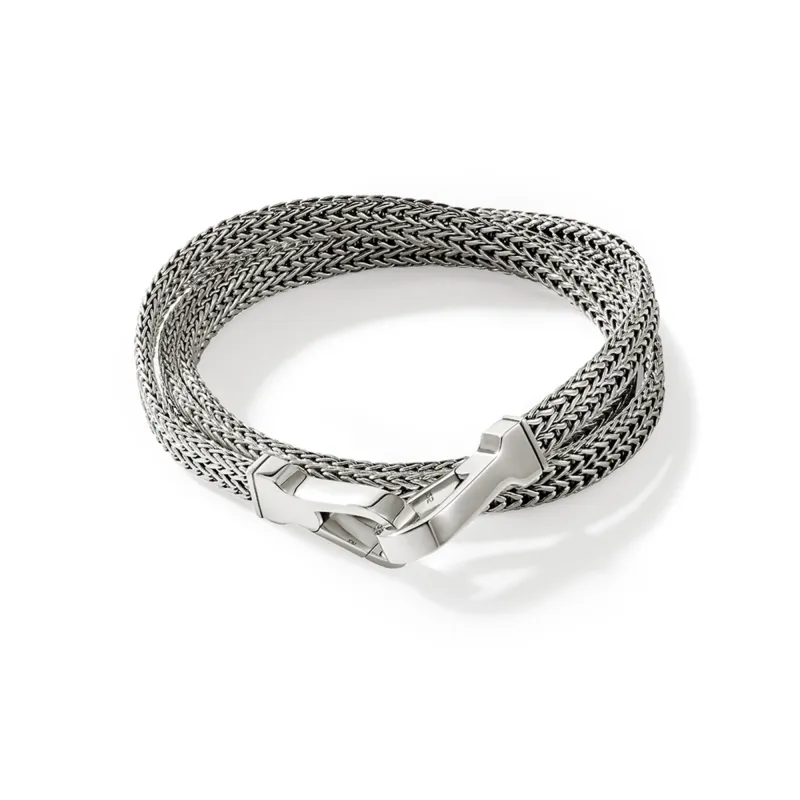 Flat Chain Triple Wrap, Sterling Silver|BU901239 sold by John Hardy