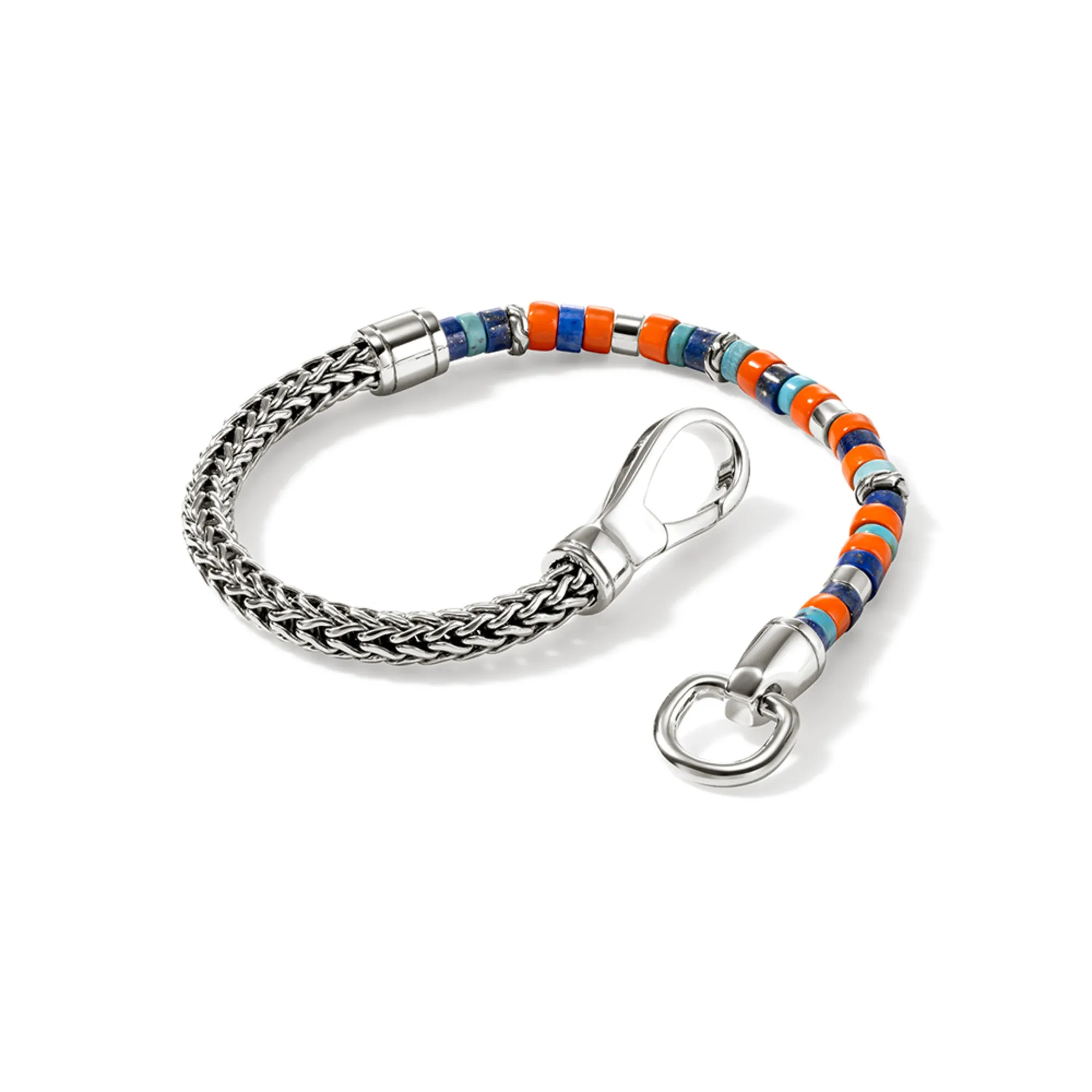 Heishi Chain Bracelet, Sterling Silver, Hardstones|BUS9012521ORLPZTQ sold by John Hardy product image thumbnail 3