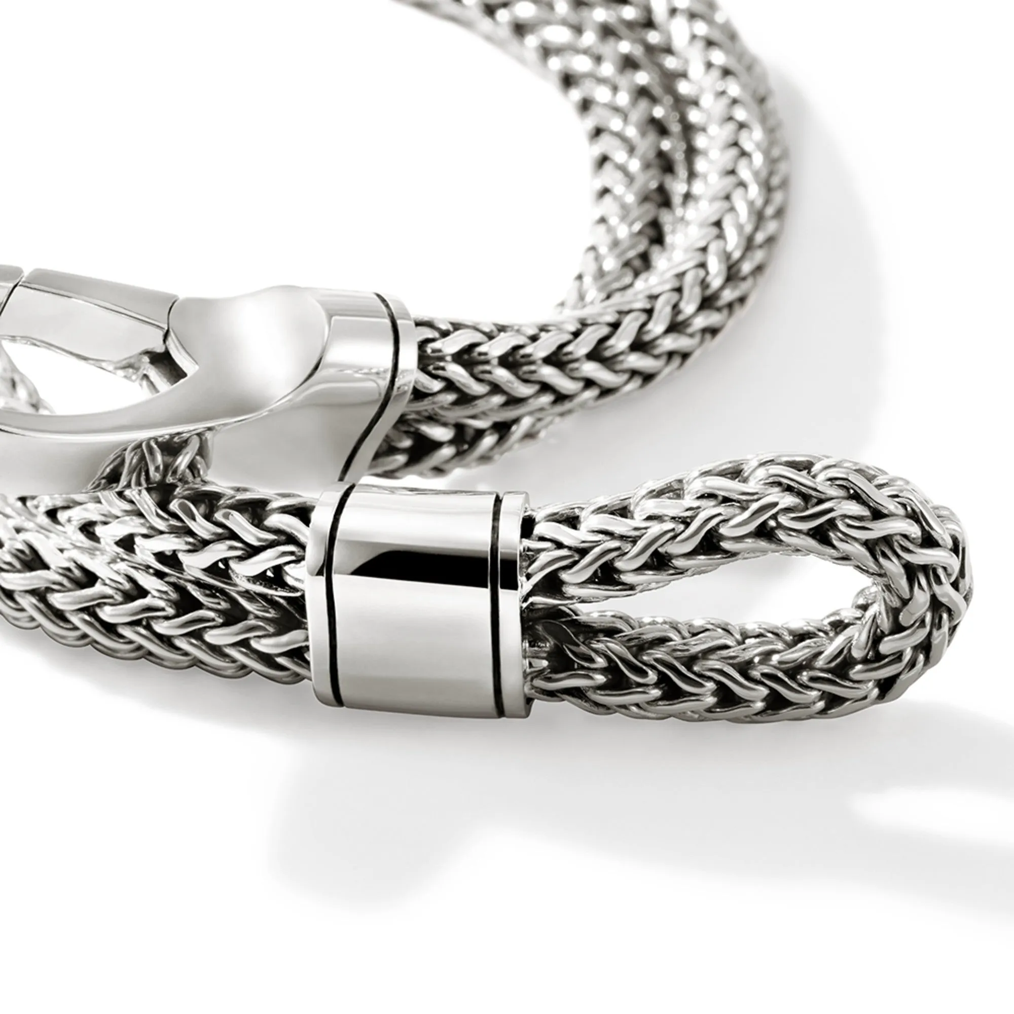 Hook Clasp Bracelet, Silver, Double Row|BU901238 sold by John Hardy product image thumbnail 2