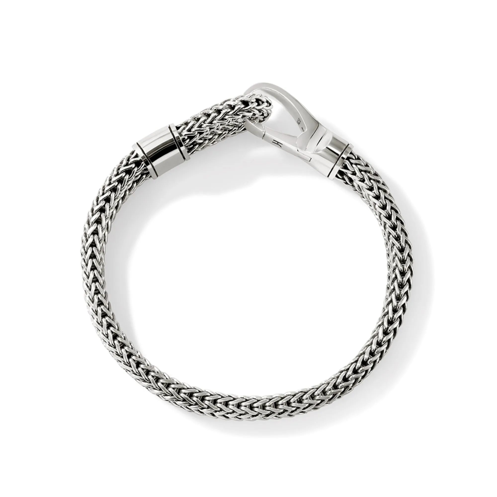 Hook Clasp Bracelet, Silver, Double Row|BU901238 sold by John Hardy product image thumbnail 5
