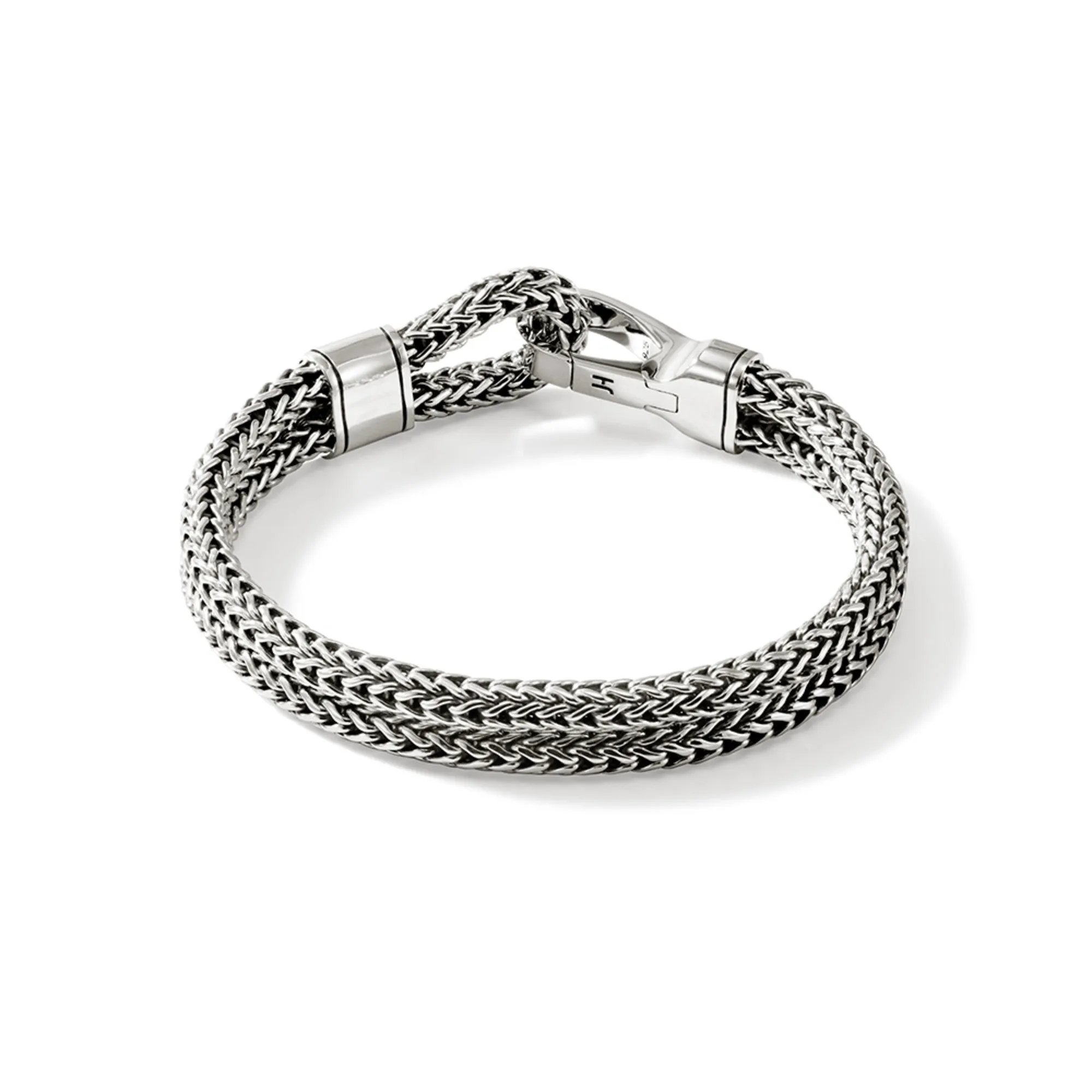 Hook Clasp Bracelet, Silver, Double Row|BU901238 sold by John Hardy product image thumbnail 4