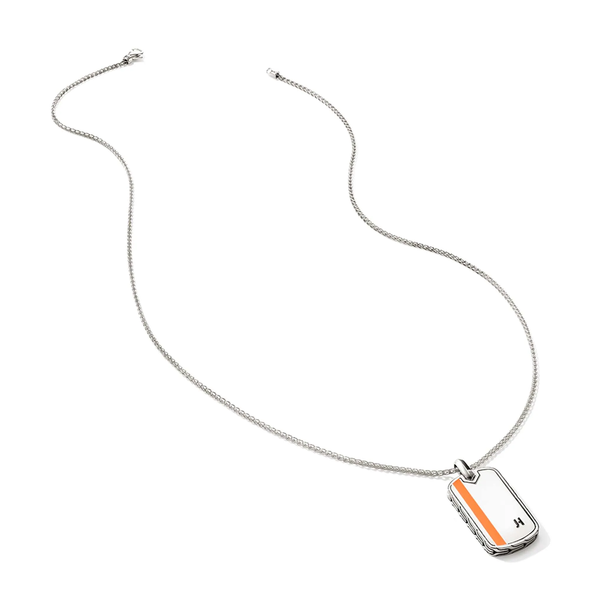 Tag Necklace, Sterling Silver, Enamel|NM901154OR sold by John Hardy product image thumbnail 3
