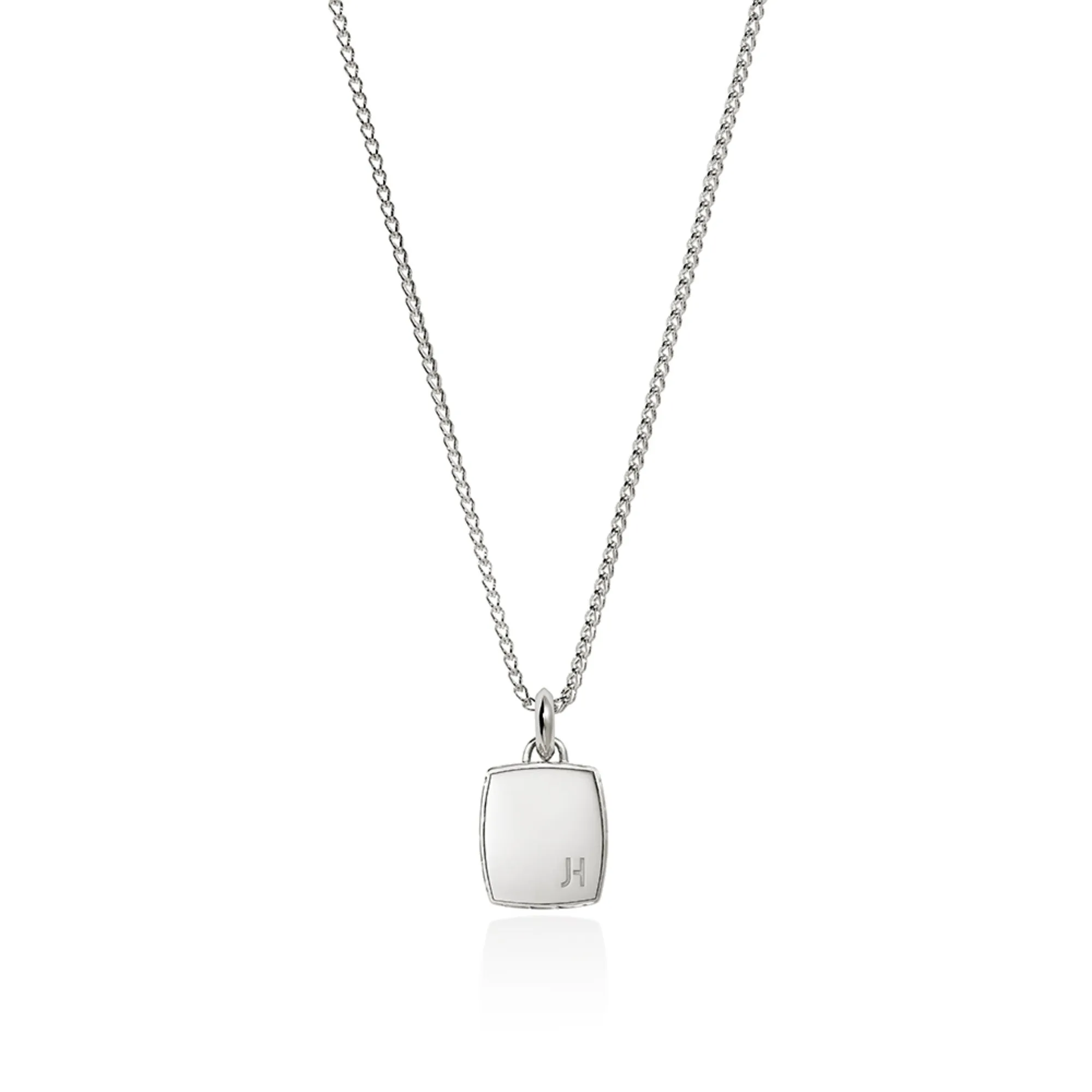 Tag Necklace, Silver, Diamonds, 1.7MM|NMP9010802DI sold by John Hardy product image thumbnail 4