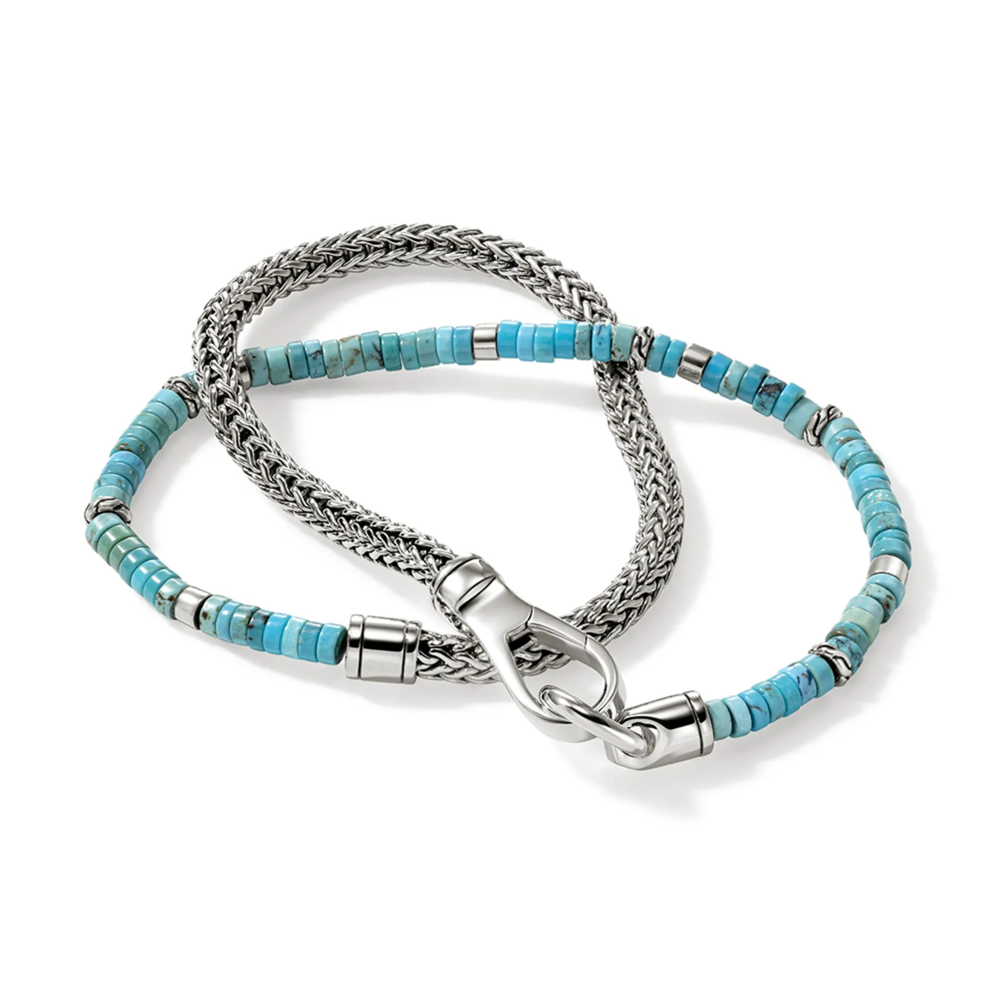 Heishi Chain Wrap, Sterling Silver, Hardstones|BUS9012551TQ sold by John Hardy product image thumbnail 3