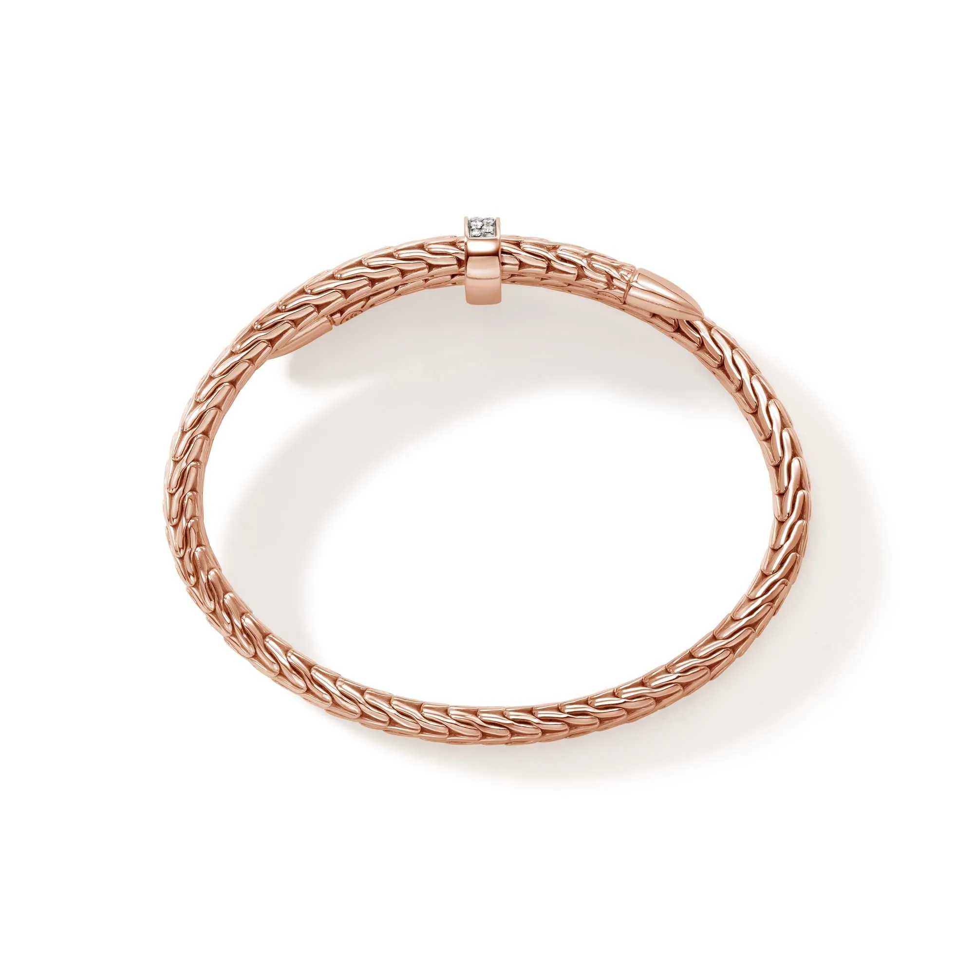 Spear Flex Cuff, Rose Gold, Diamonds, 5.5MM|CGGX9011072RDI sold by John Hardy product image thumbnail 5