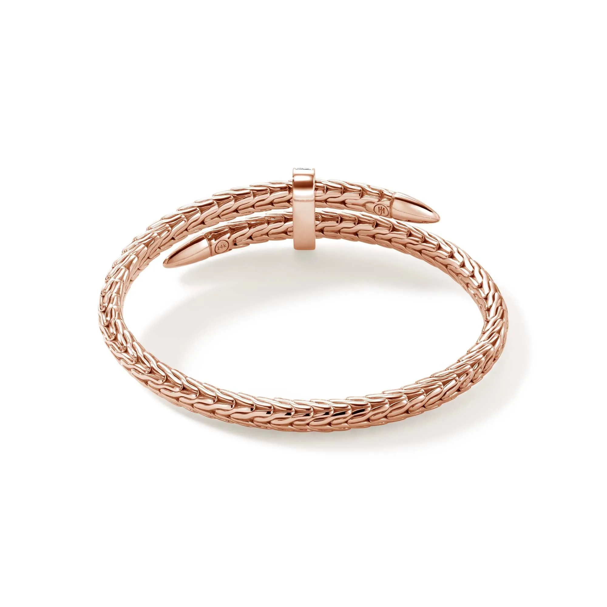 Spear Flex Cuff, Rose Gold, Diamonds, 5.5MM|CGGX9011072RDI sold by John Hardy product image thumbnail 4