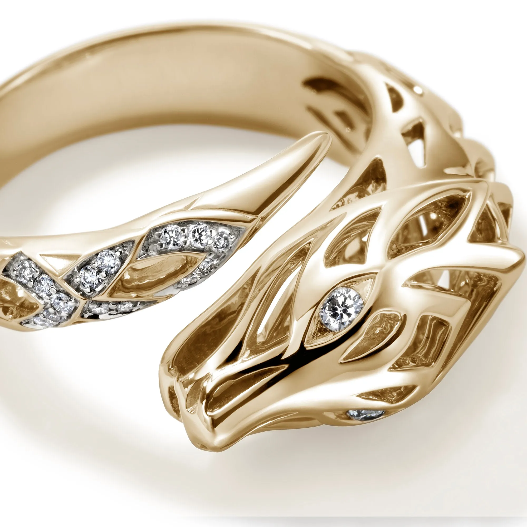 Naga Ring, Gold, Diamonds|RGGX603552DI sold by John Hardy product image thumbnail 2