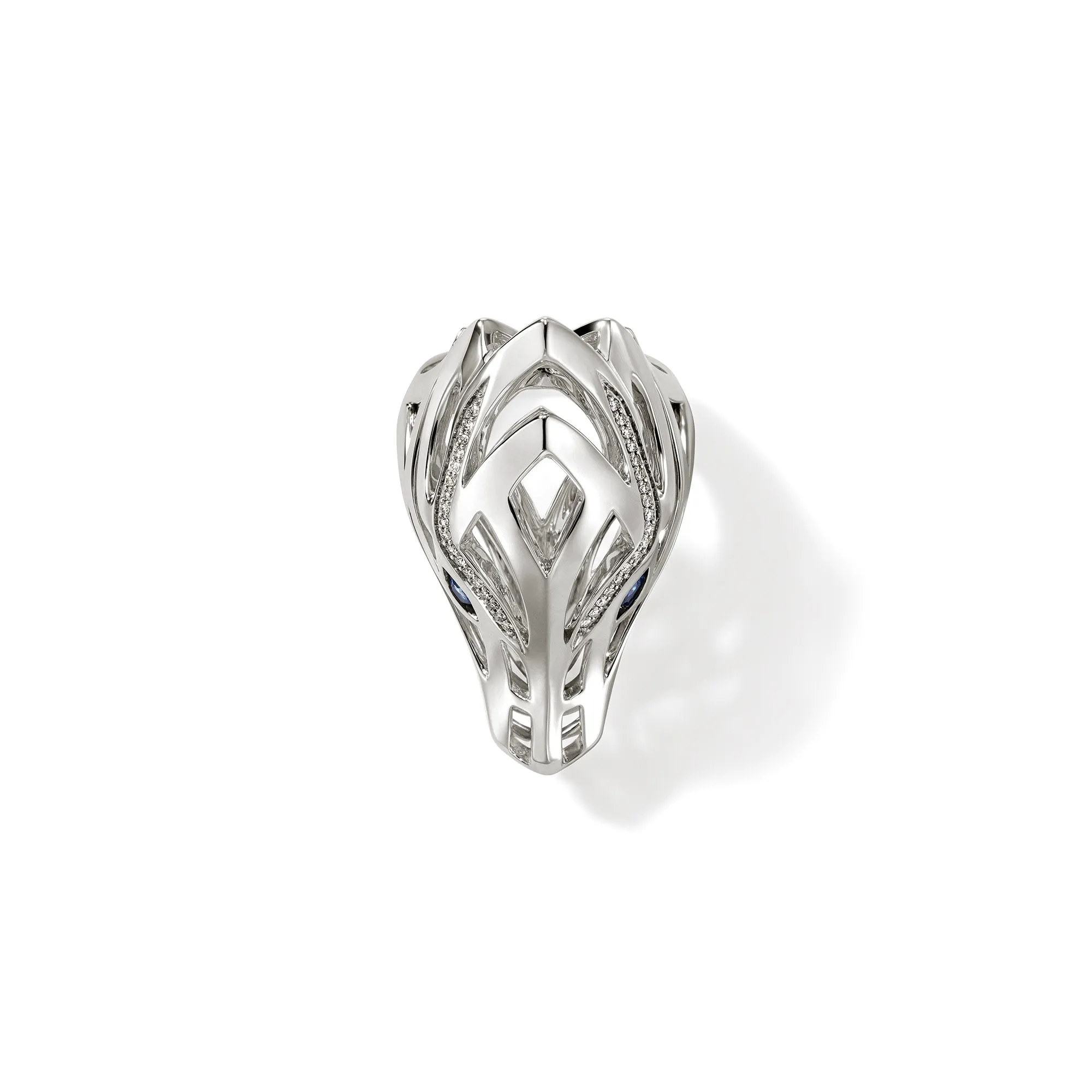 Naga Ring, Sterling Silver, Diamonds|RBP6034112BSPDI sold by John Hardy product image thumbnail 5