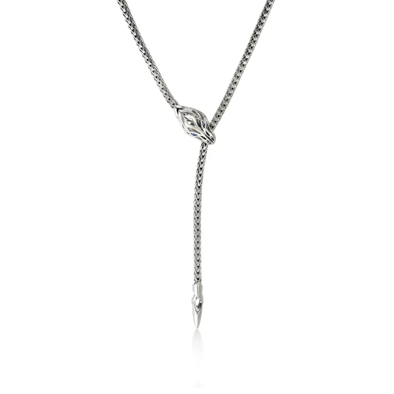 Naga Lariat, Sterling Silver, 2.5MM|NBS603491BSP sold by John Hardy
