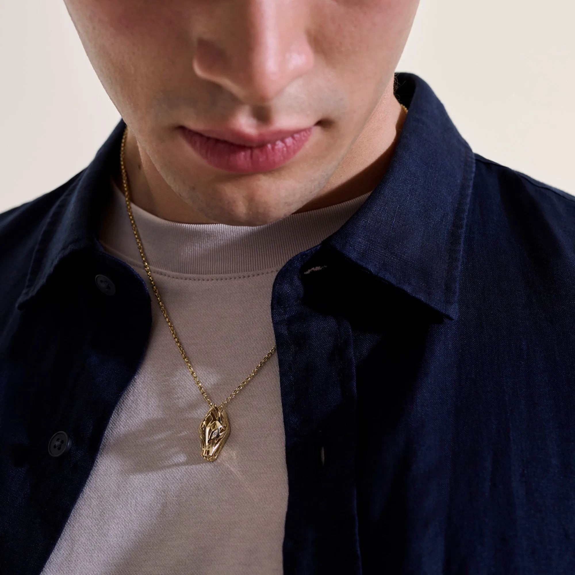 Naga Pendant Necklace, Gold|NGGX603462DI sold by John Hardy product image thumbnail 5