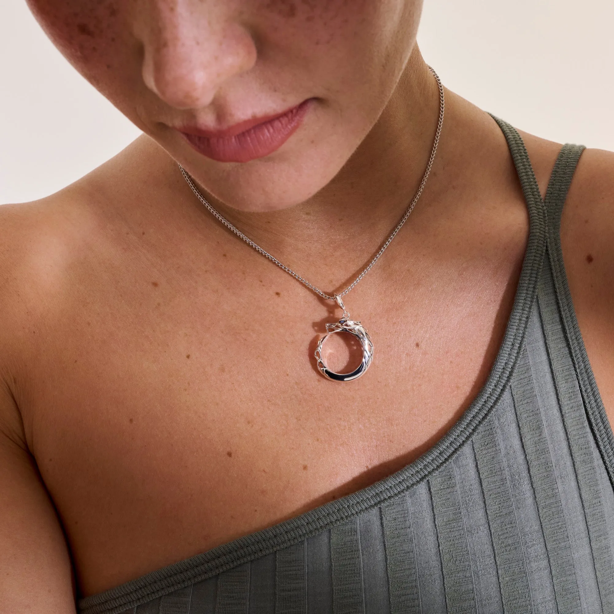 Naga Pendant Necklace, Sterling Silver|NBS603541BSP sold by John Hardy product image thumbnail 4