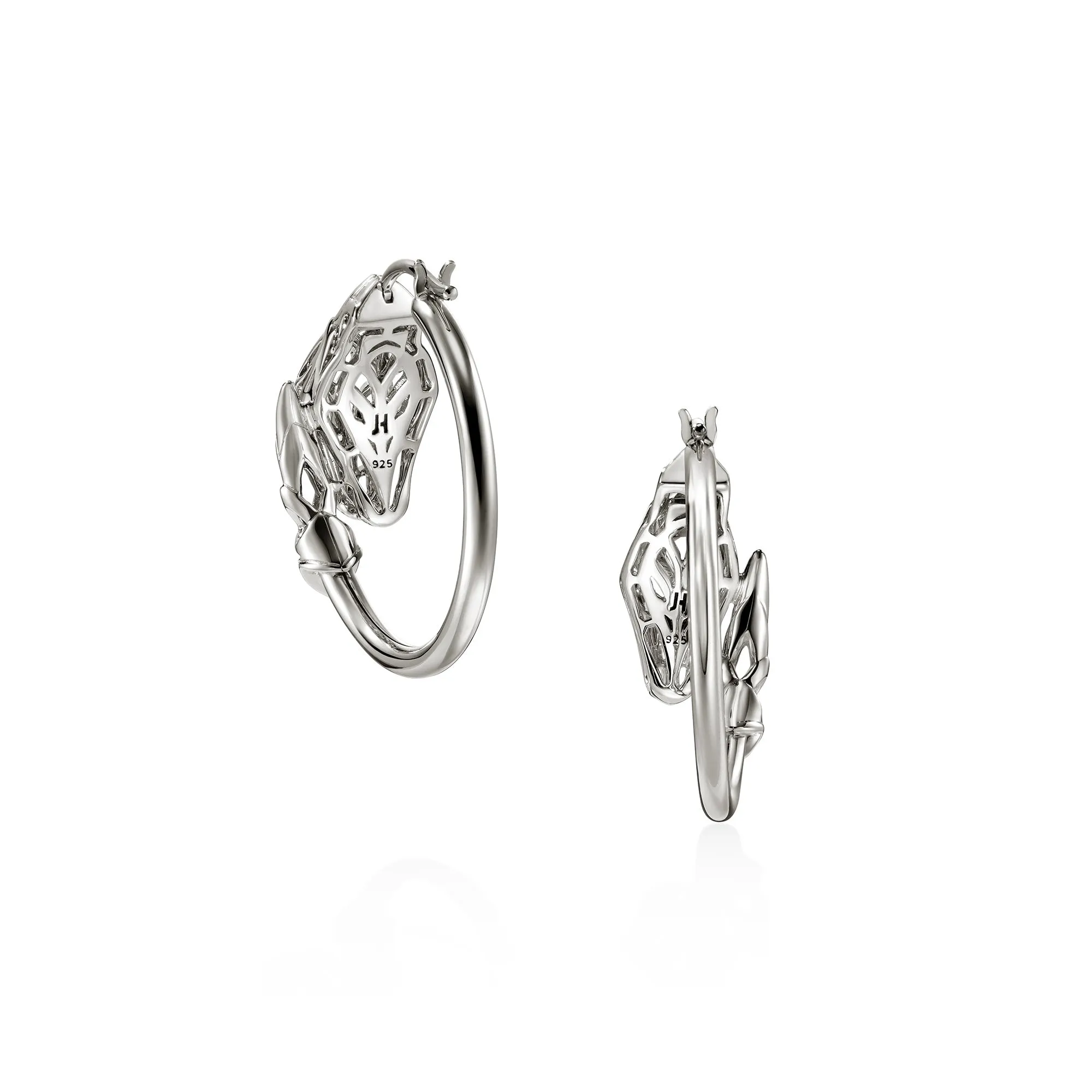 Naga Hoop Earring, Sterling Silver, 25MM|EBS603571BSP sold by John Hardy product image thumbnail 4